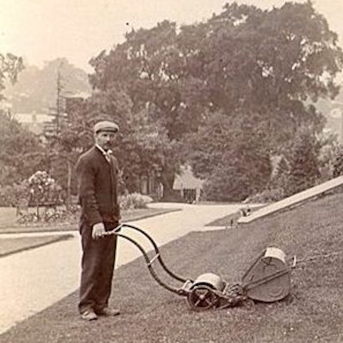 The Lawnmower - a boon for Budding gardeners since 1830