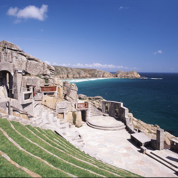The Minack - an open air theatre built on a Cornish sea cliff