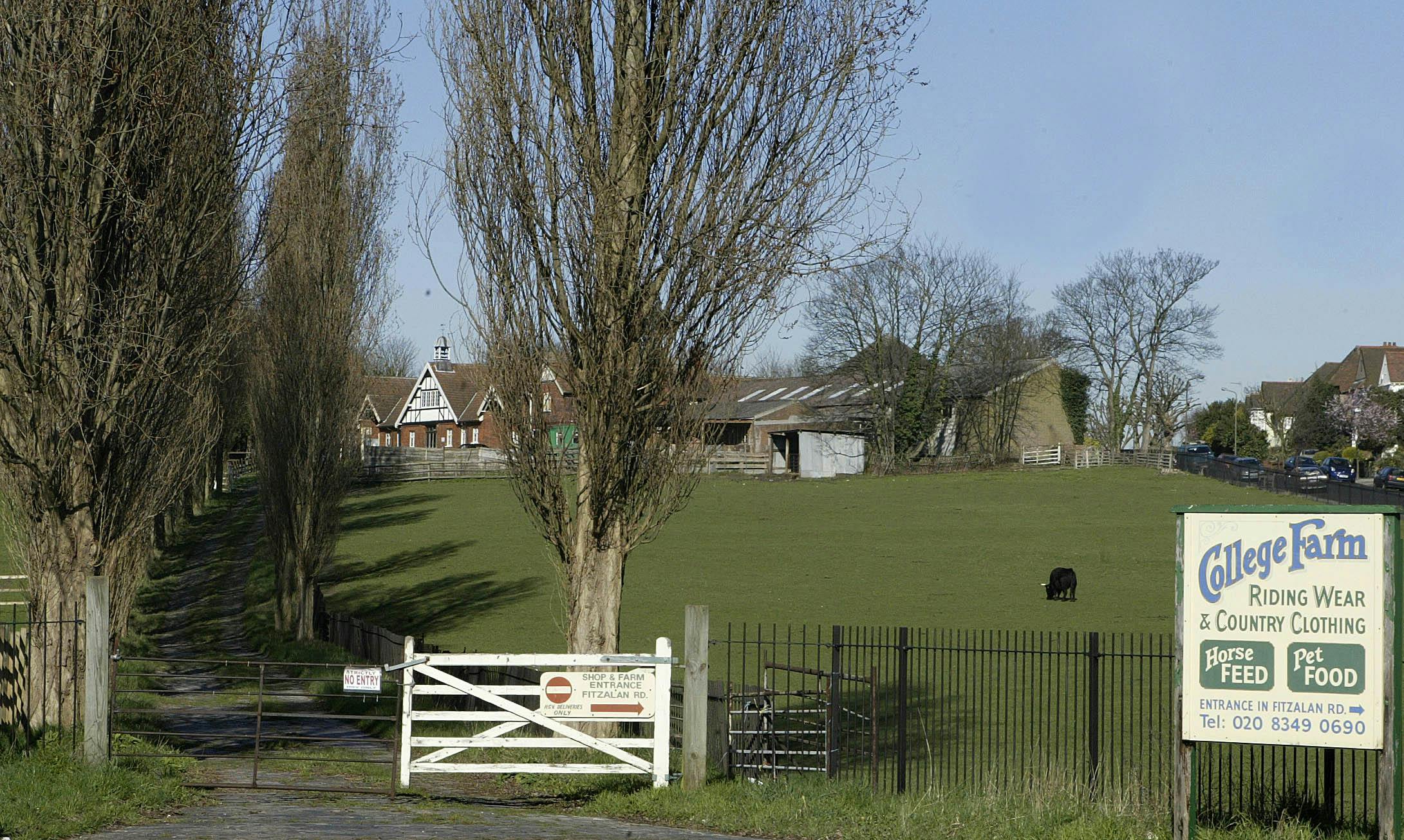 College Farm, Finchley north London model home of the first bottled