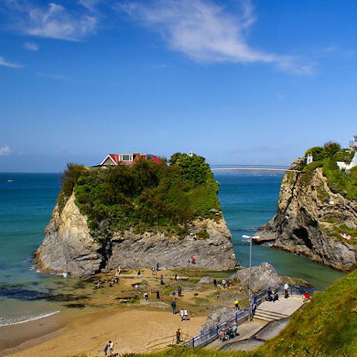 The Island, Newquay - an unusual house on a seaside crag