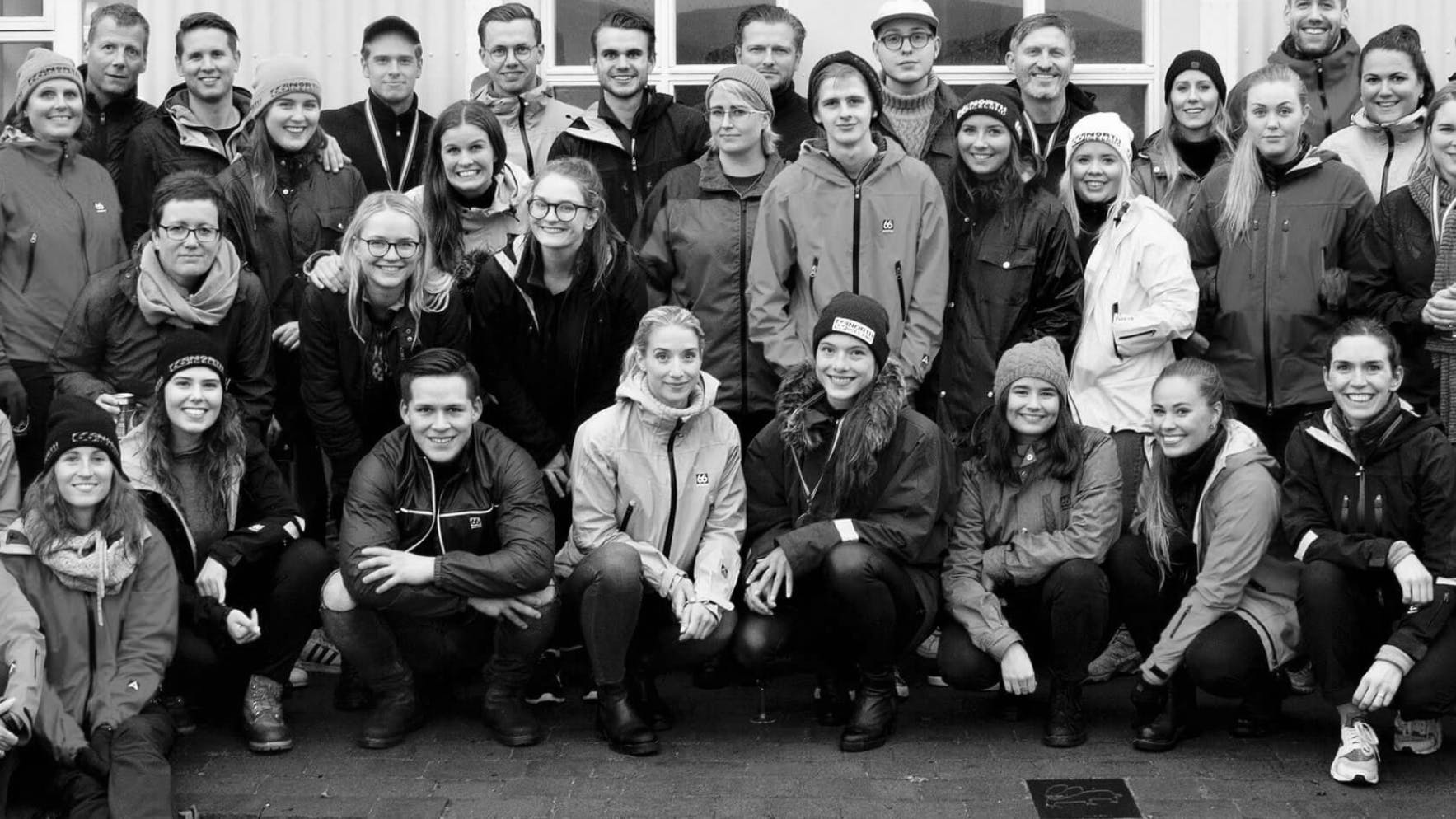 Mynd af starfsfólki 66°Norður árið 2015