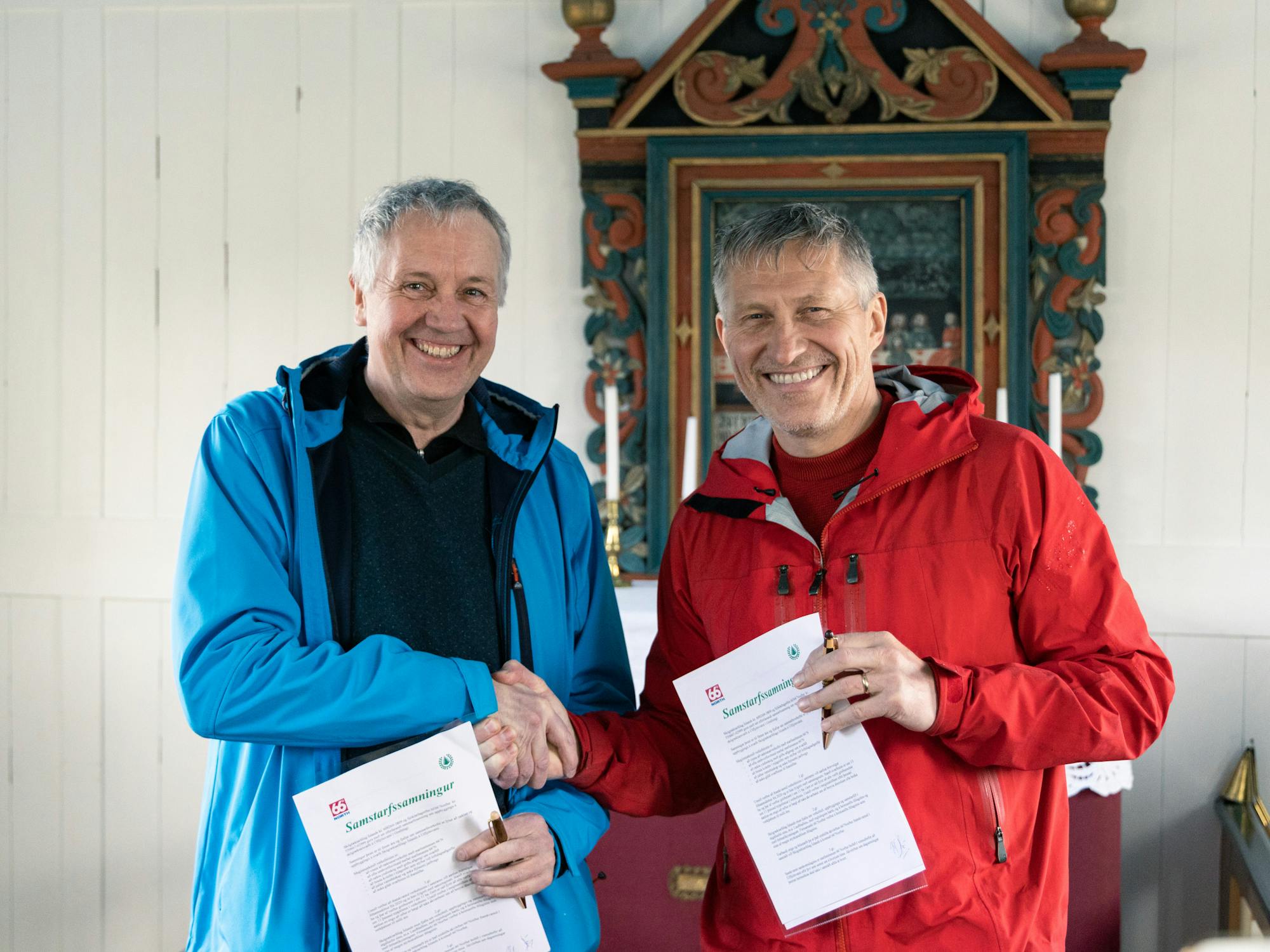 Helgi Rúnar Óskarsson and Jónatan Garðarsson