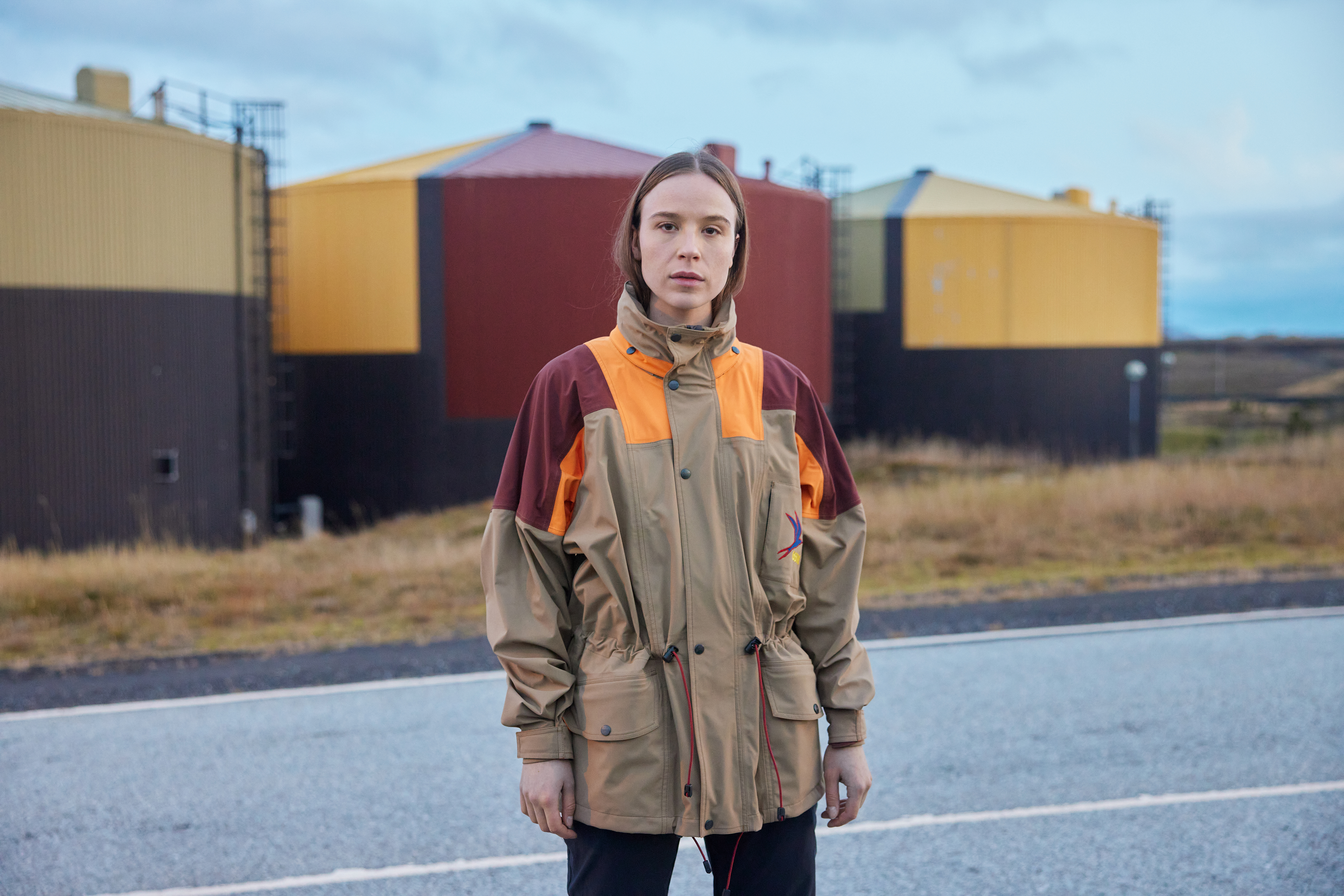 kria oversized hooded jacket