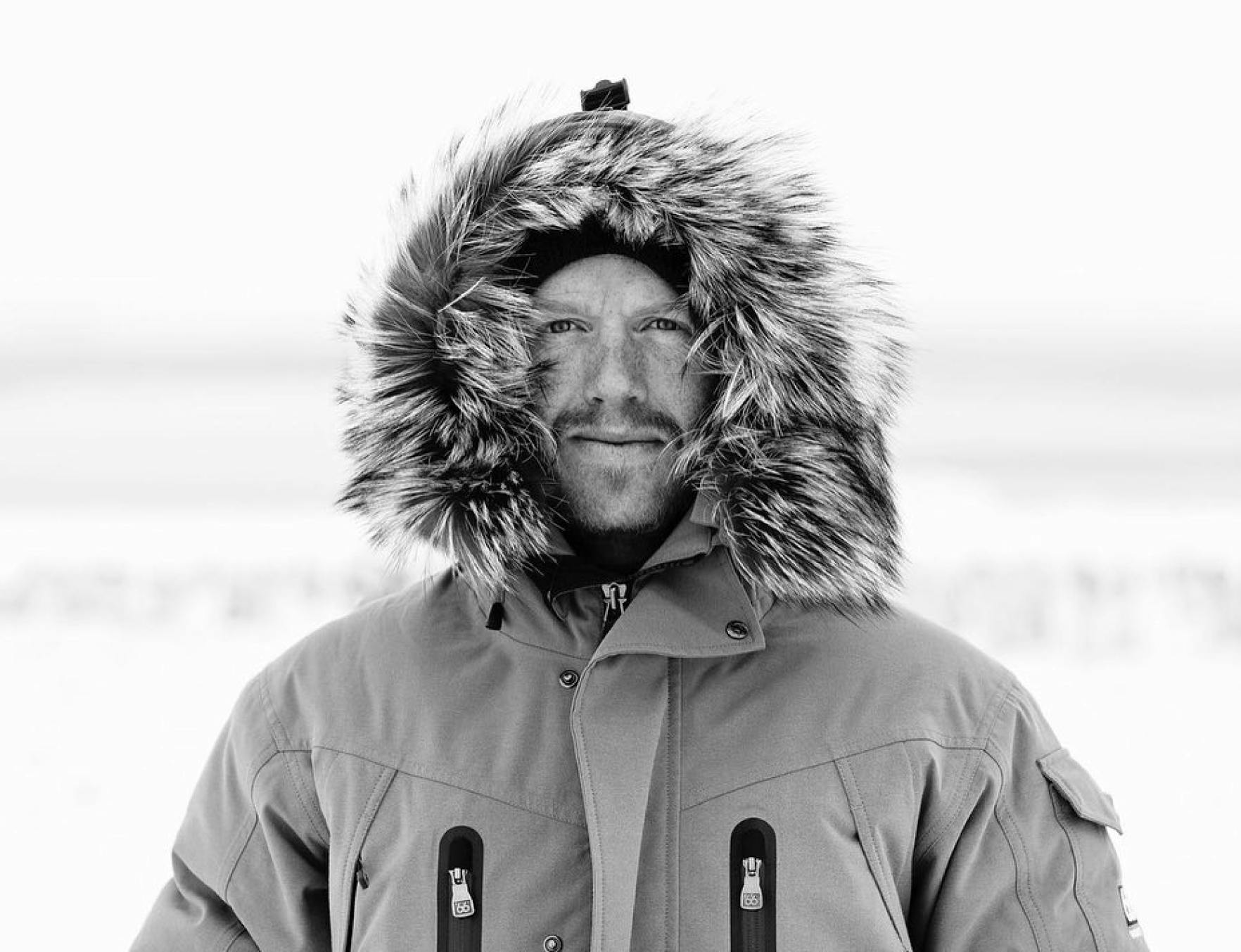 Siggi wearing Jökla parka