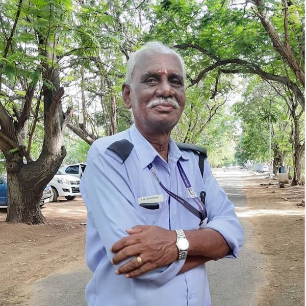 Mr Kannayya, Security guard