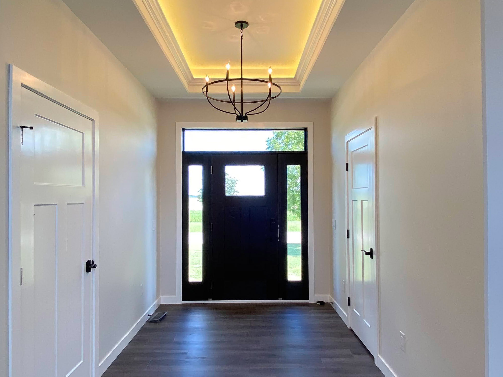 north dakota pre built home entrance