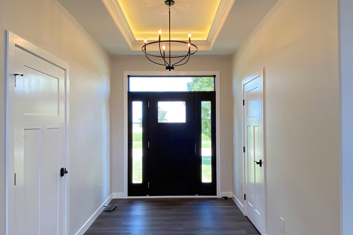 north dakota pre built home entrance