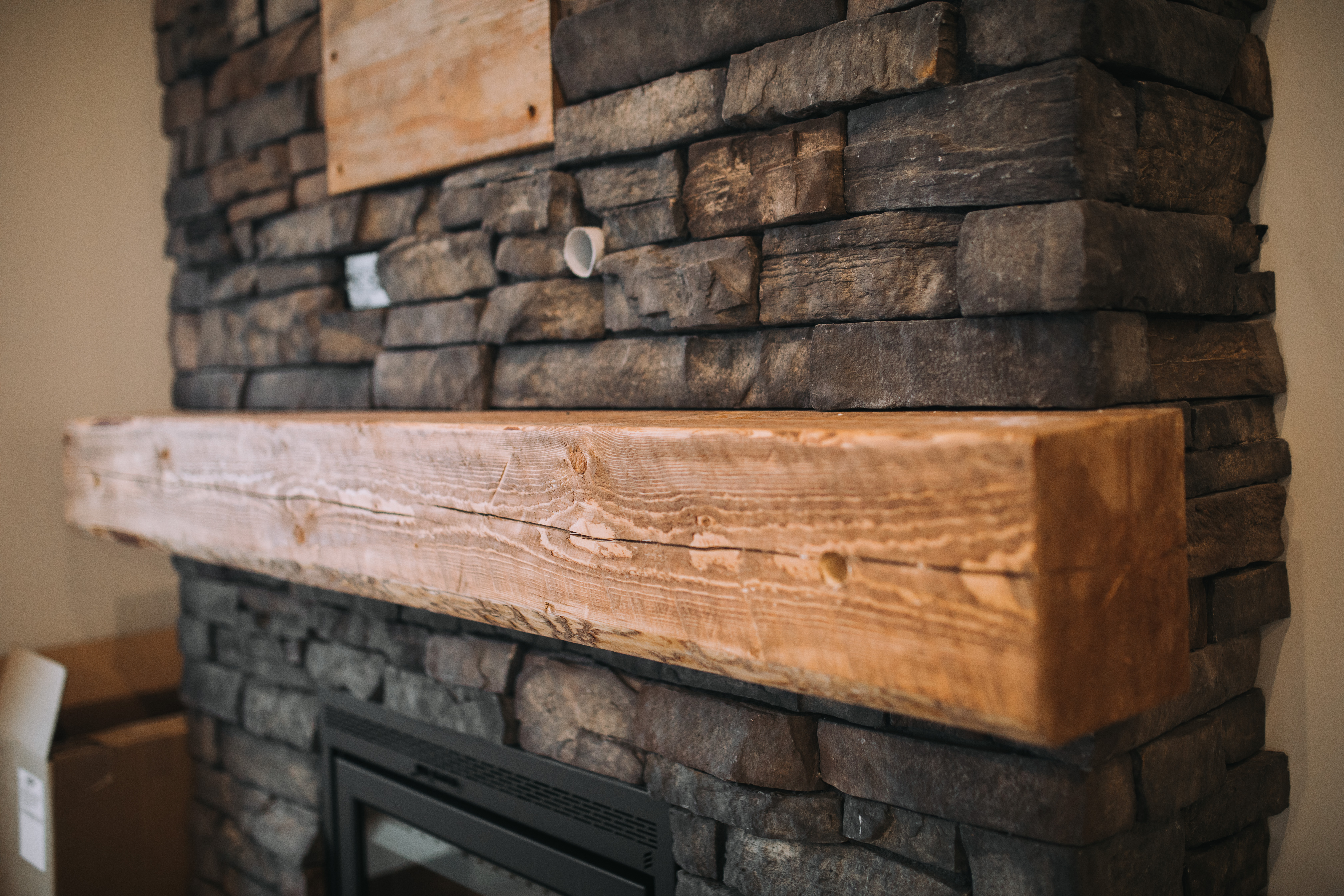 custom home builder mantel