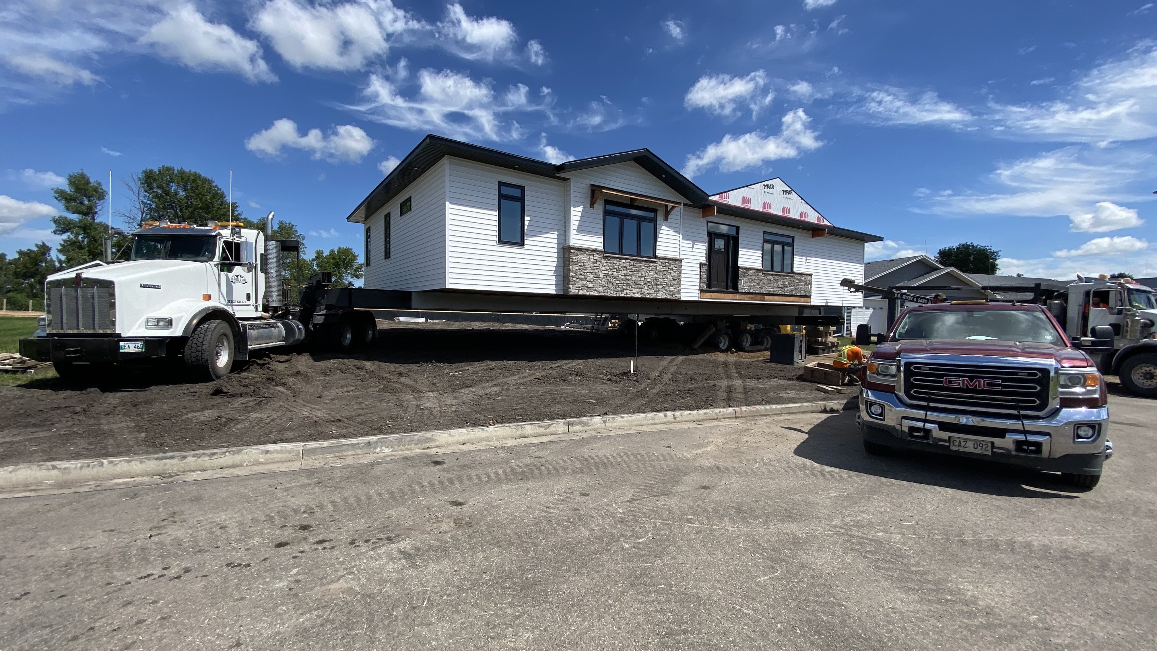 north dakota pre built home move