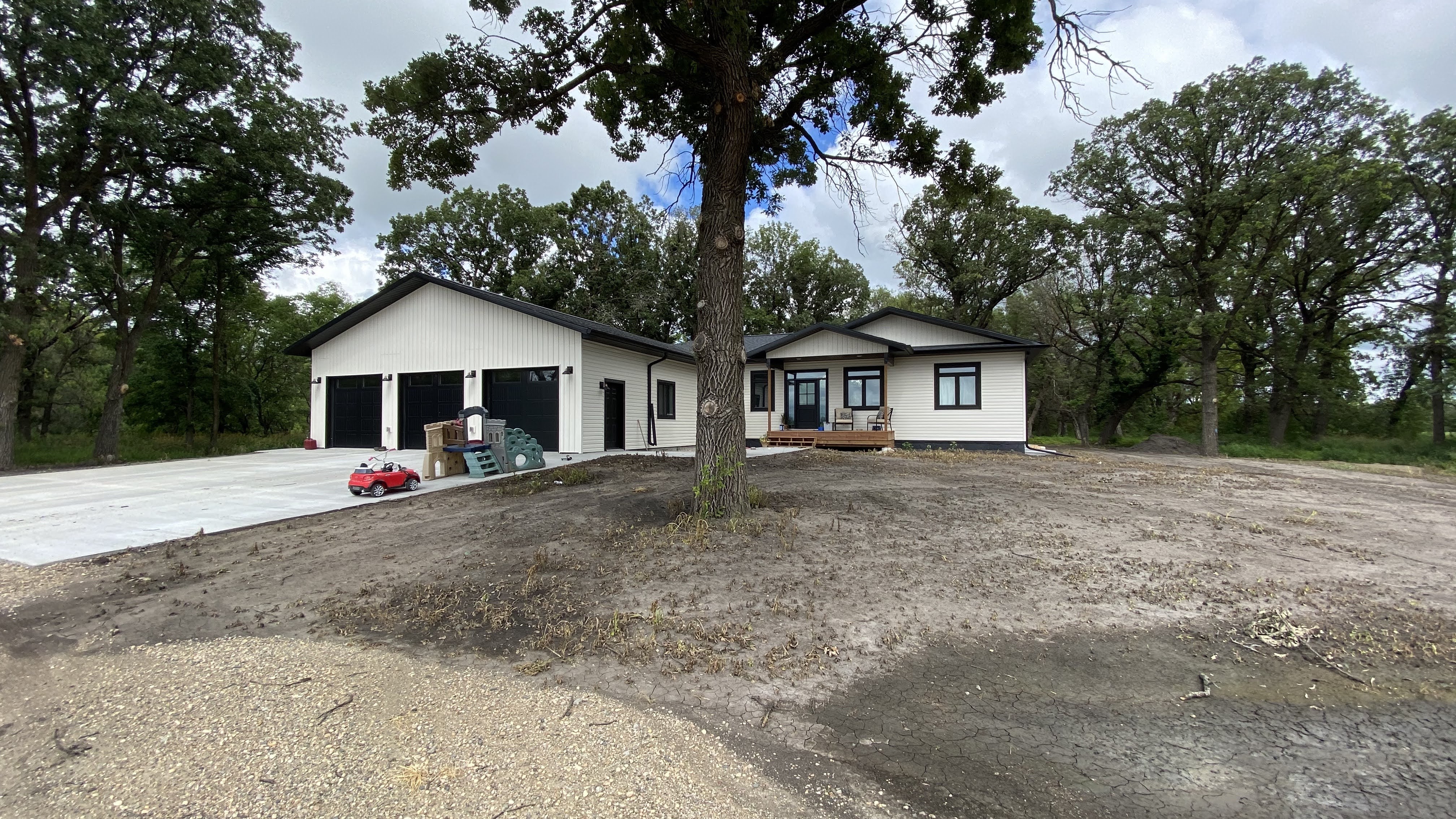 north dakota movable home landscaped