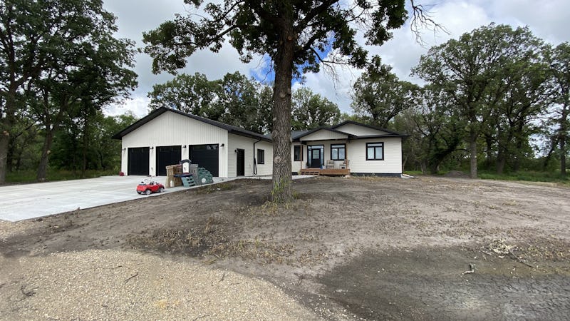 north dakota movable home landscaped