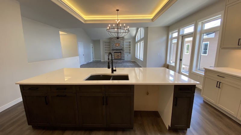 north dakota pre built home kitchen island