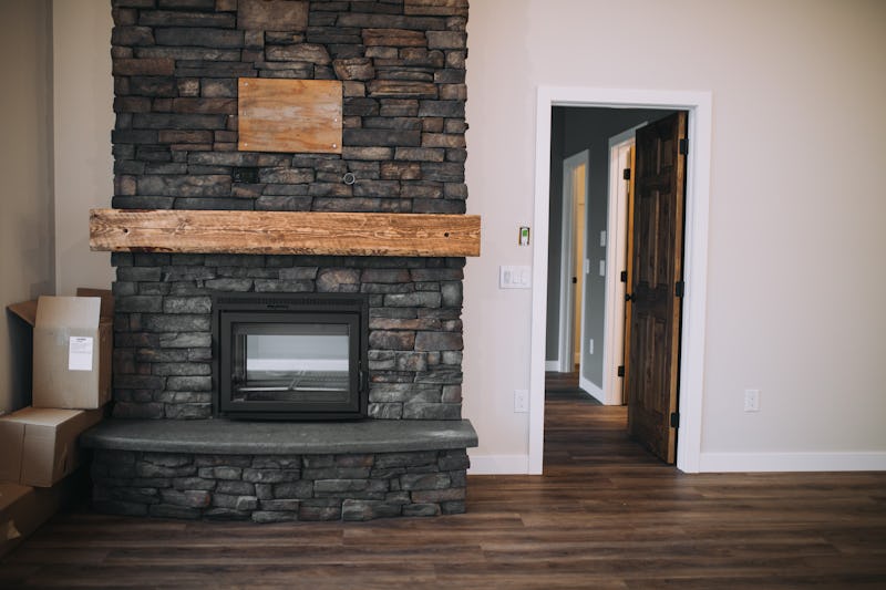 custom home builder fireplace