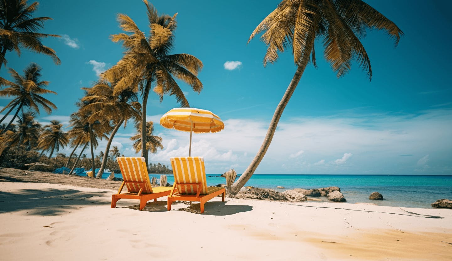 Une plage paradisiaque au Mexique