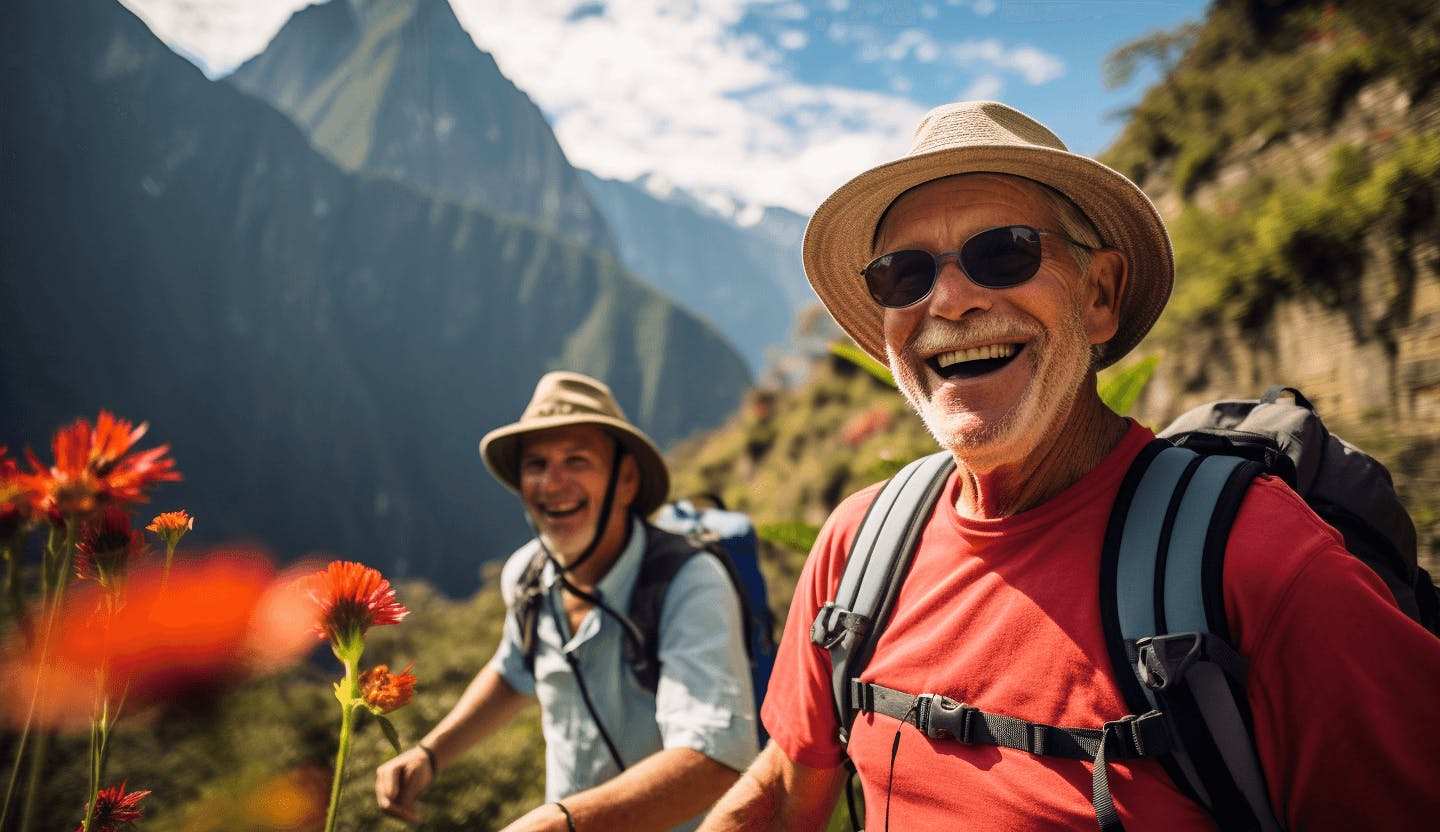 Deux retraités en randonnée au Pérou