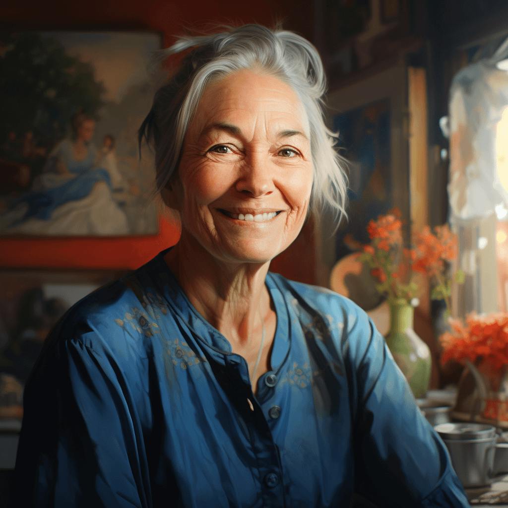 jeanne retraitée à ploudalmézeau