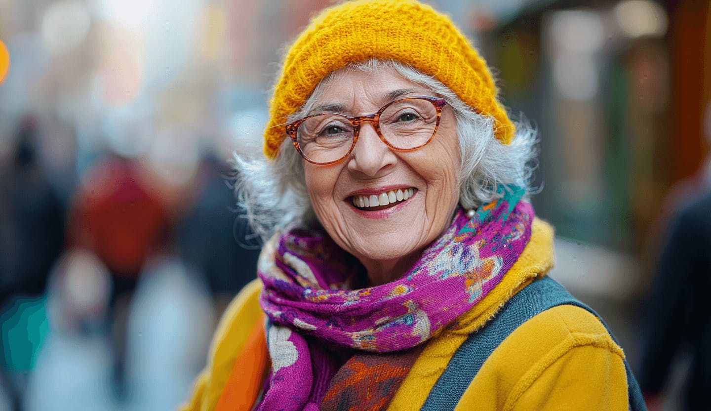 femme beau sourire