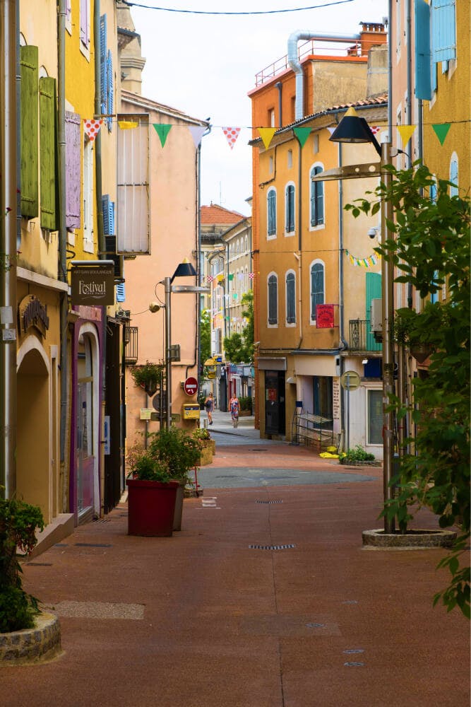 vue sur une rue à Aix-en-Provence