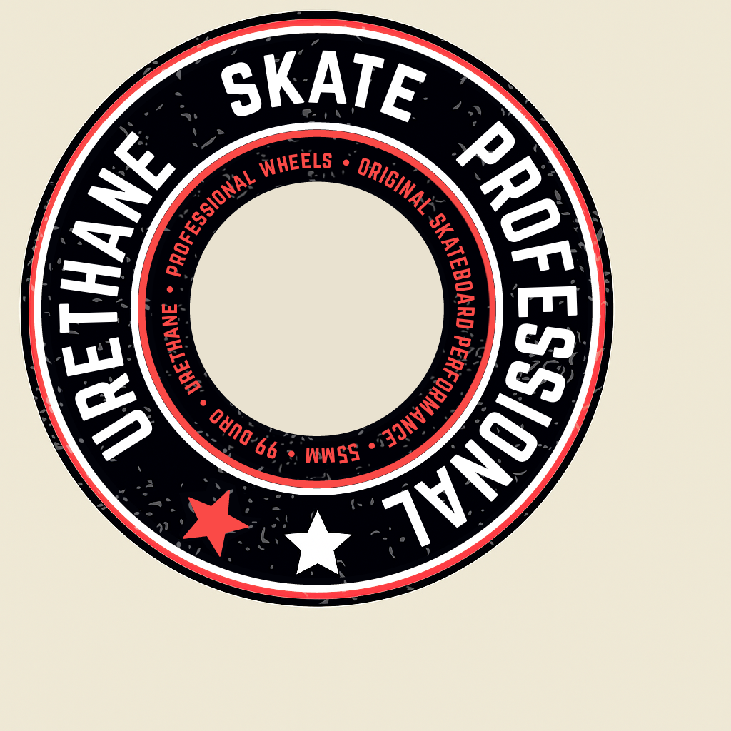 Cream coloured skateboard wheels