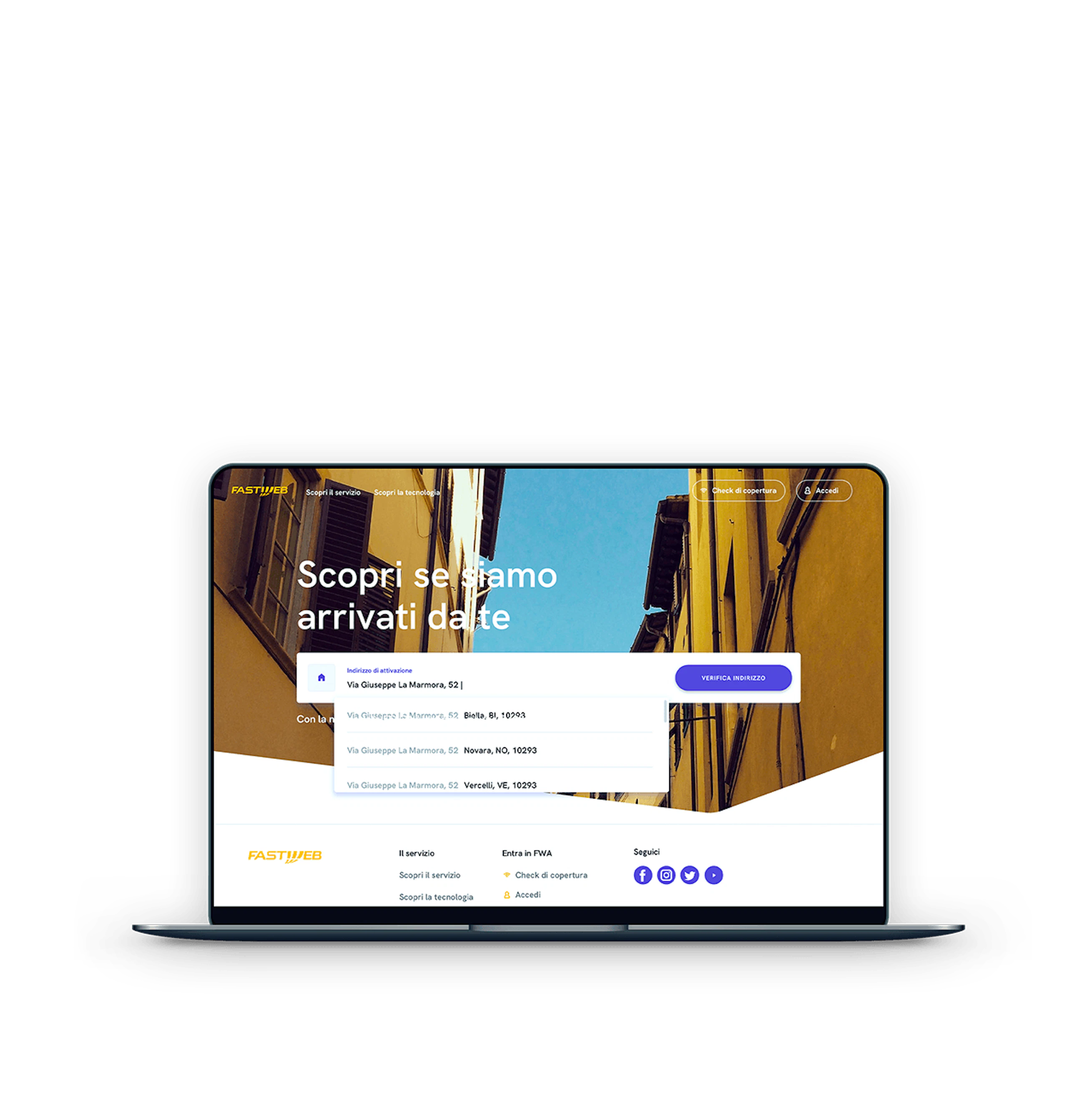 Fastweb 5G FWA - Sketchin Projects