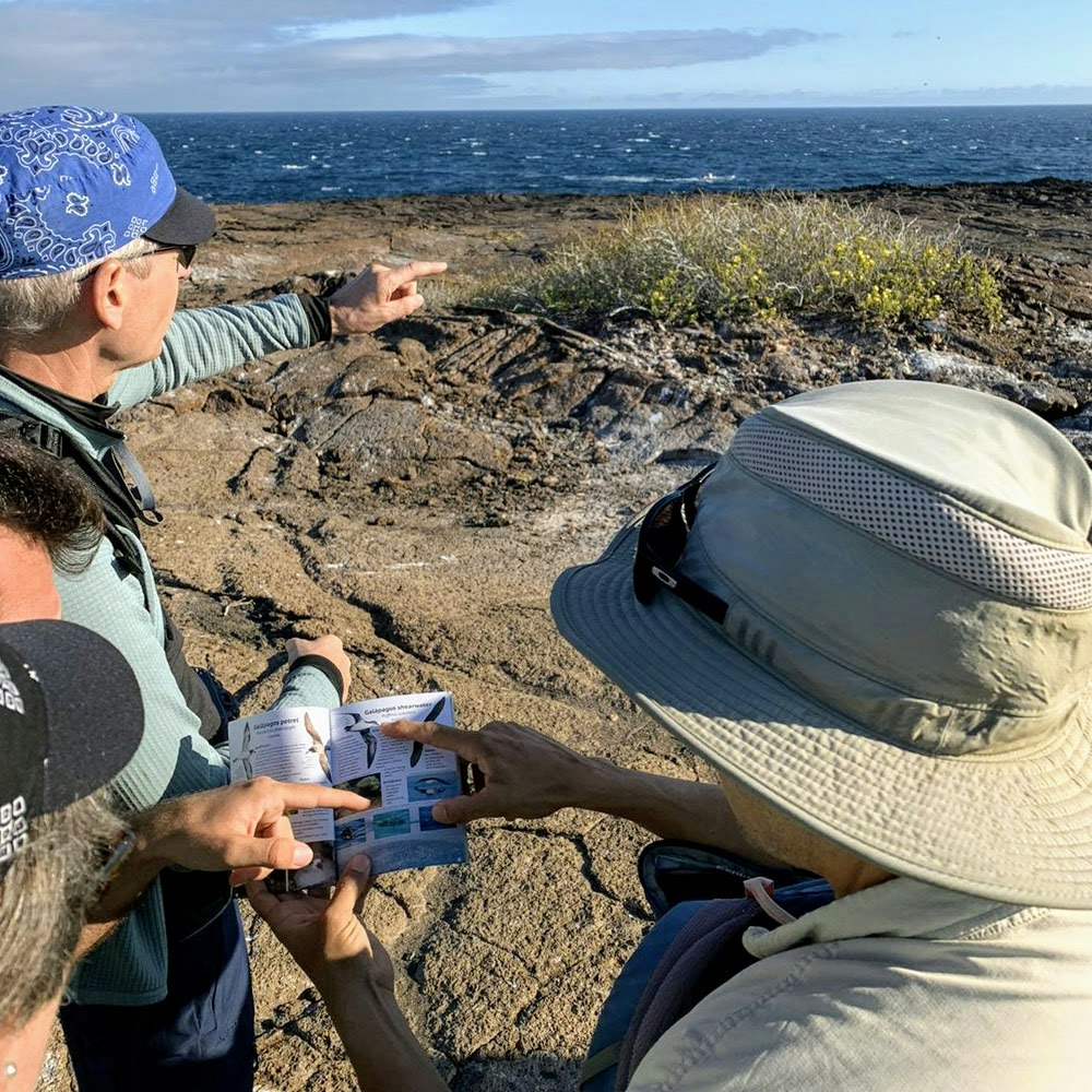 Sketchin - Case - Silversea Silver Origin Galapagos Islands - people exploring an island