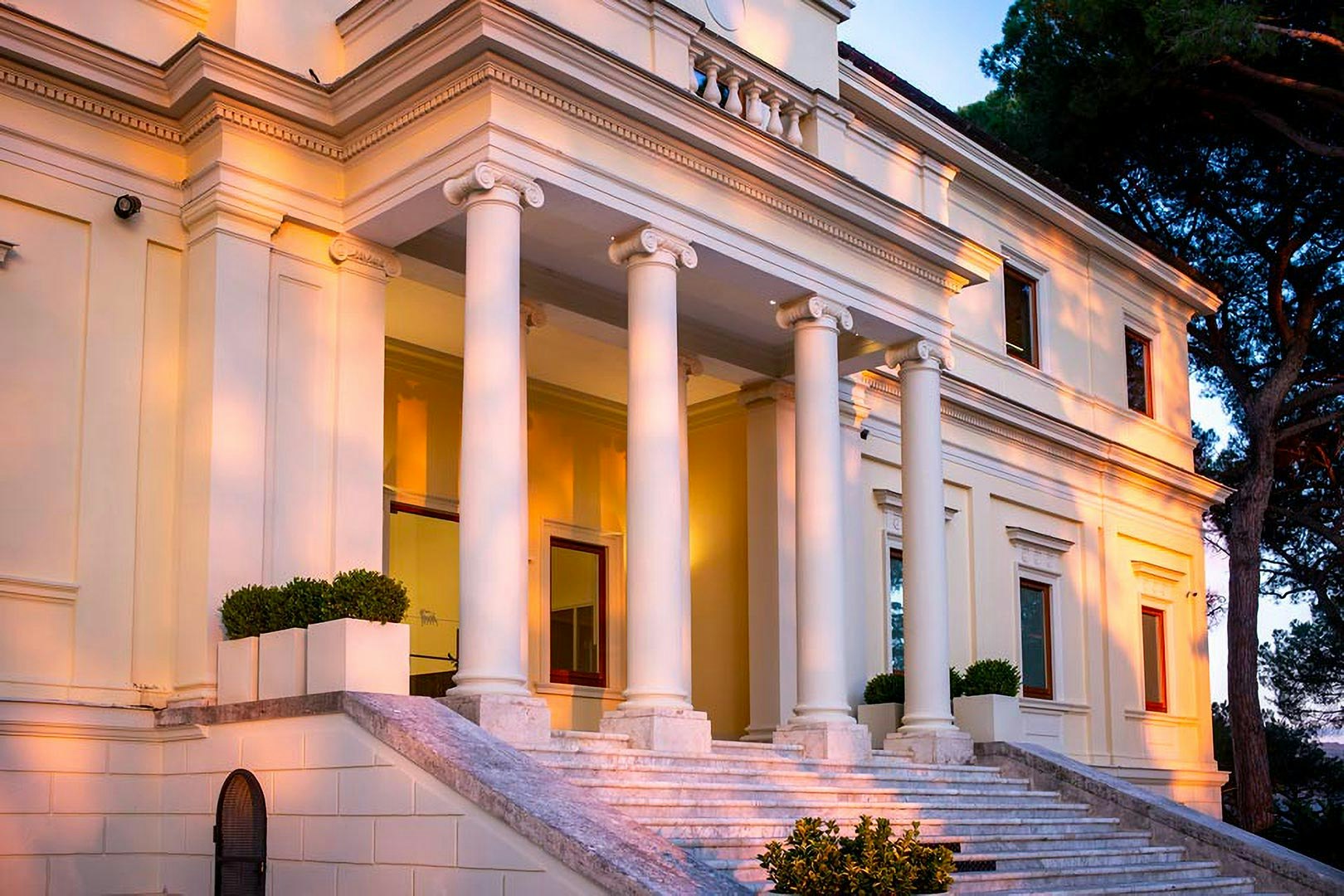 The historic Eni headquarters in Castel Gandolfo