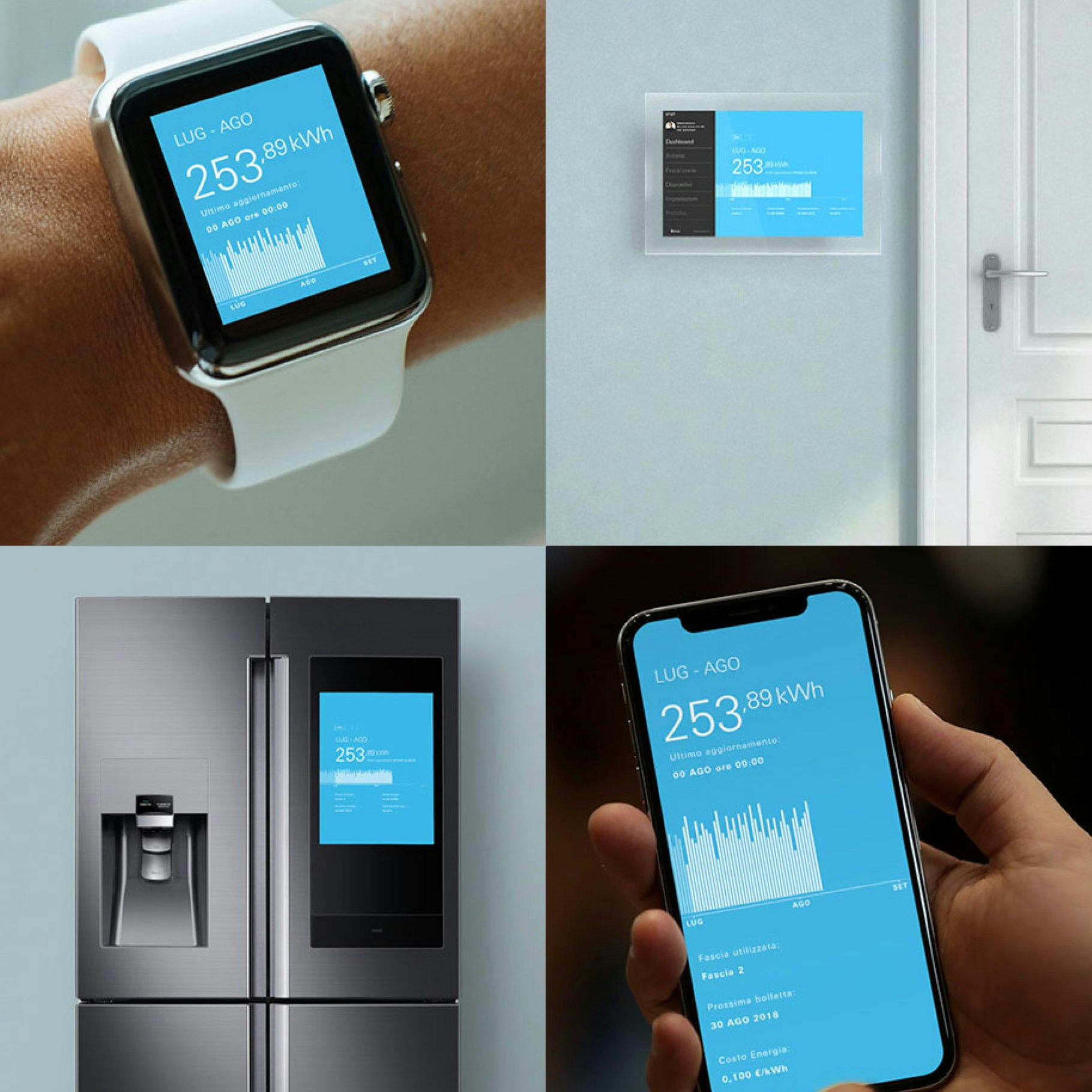 Sketchin - Future Scenario Design - domotic technology user inteface on mobile app, iwatch, IOT 