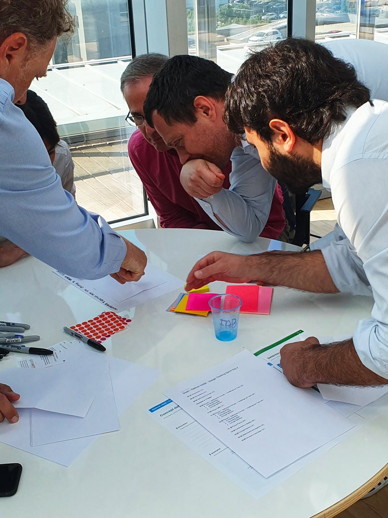 Lavoro di gruppo per identificare alcune soluzioni di alto livello