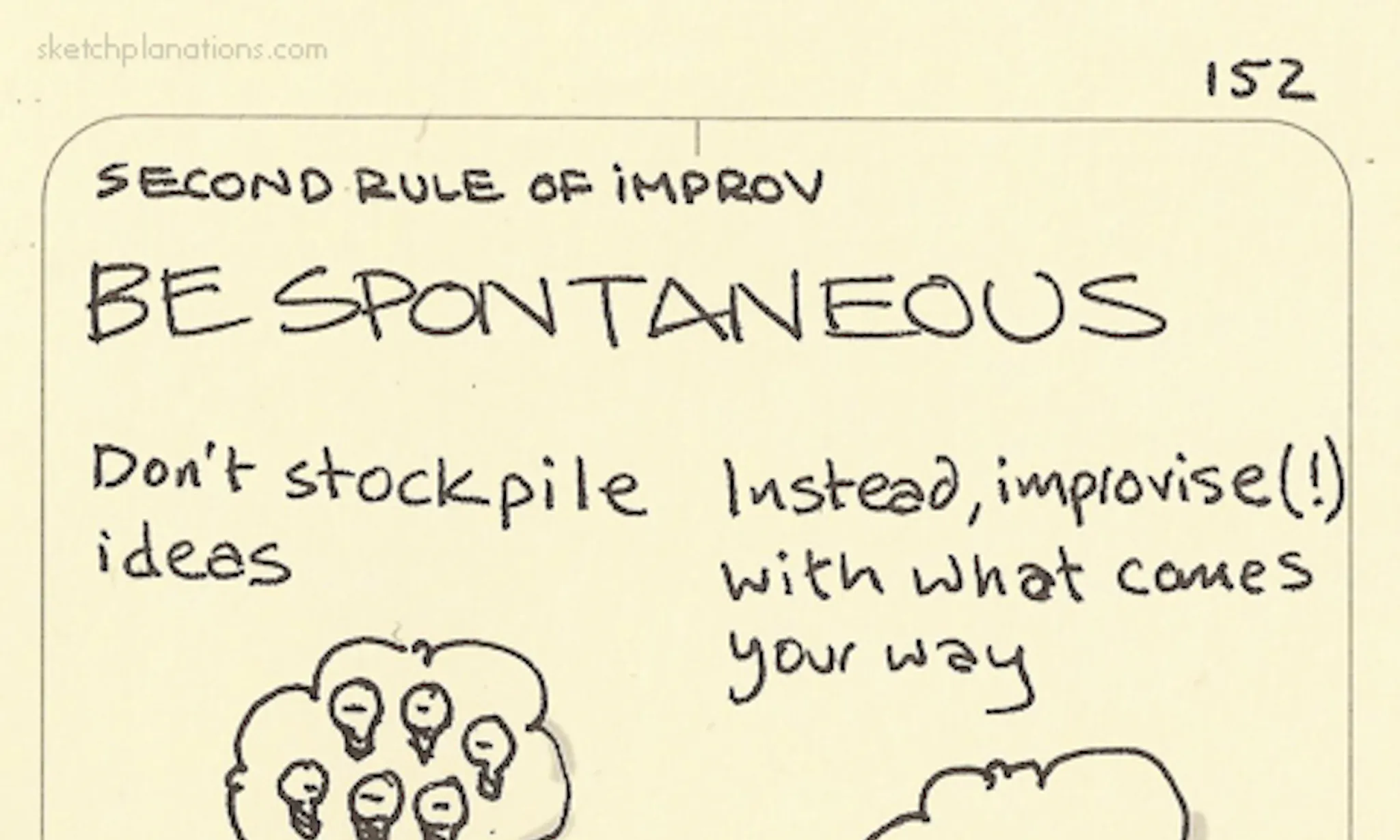 Plan ahead - Sketchplanations