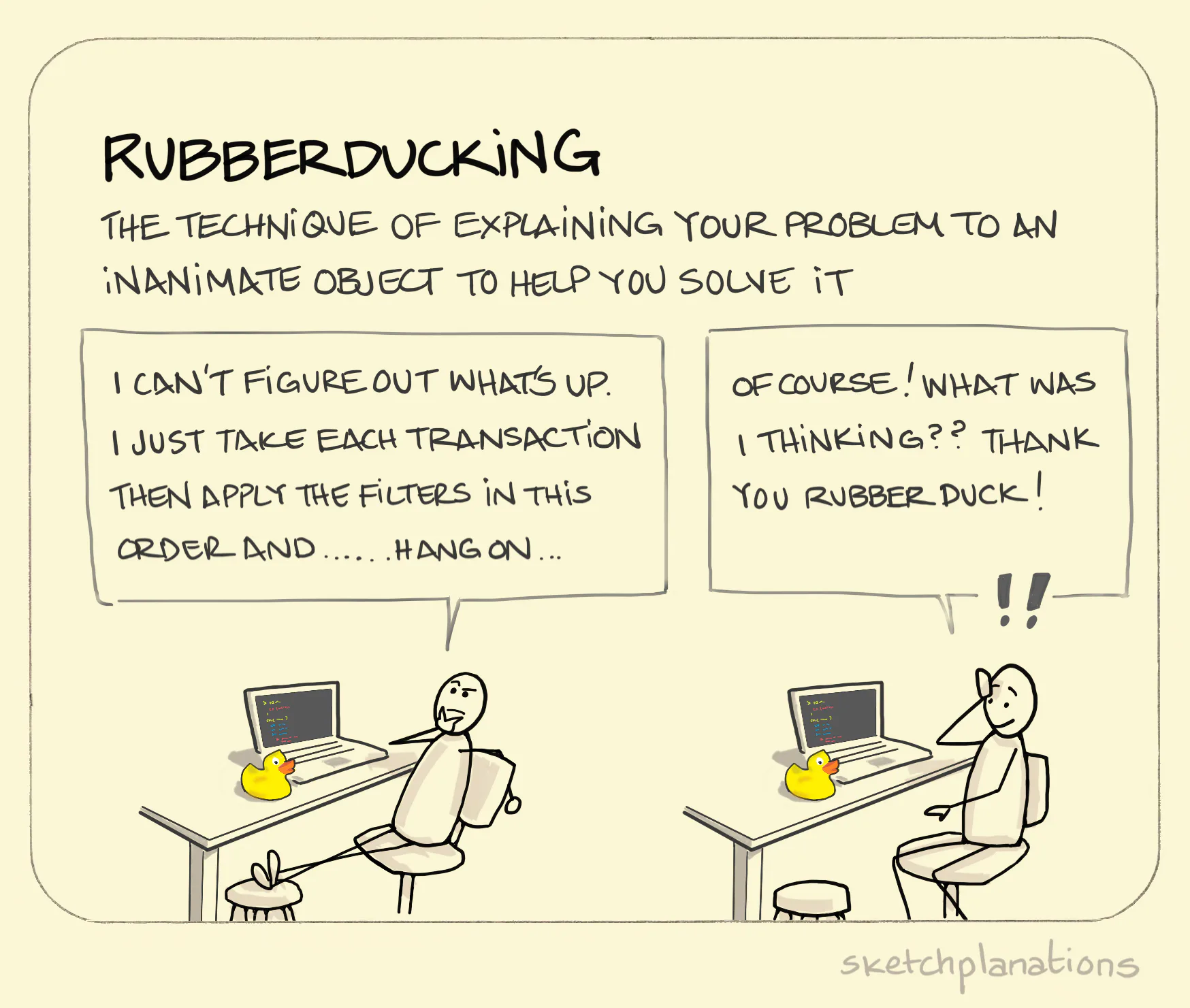 Rubberducking Sketchplanations rubberducking-sketchplanations