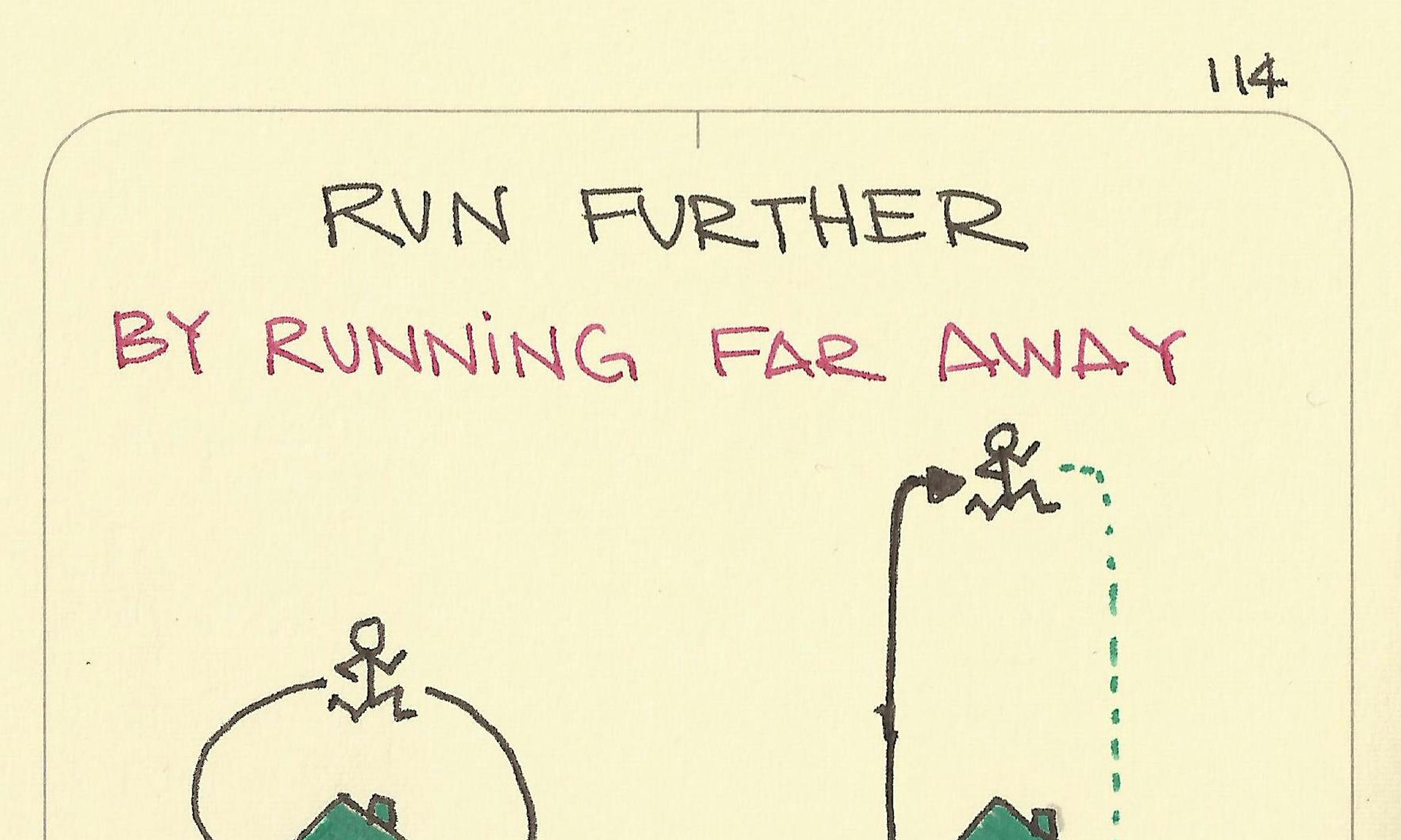 Run further by running far away