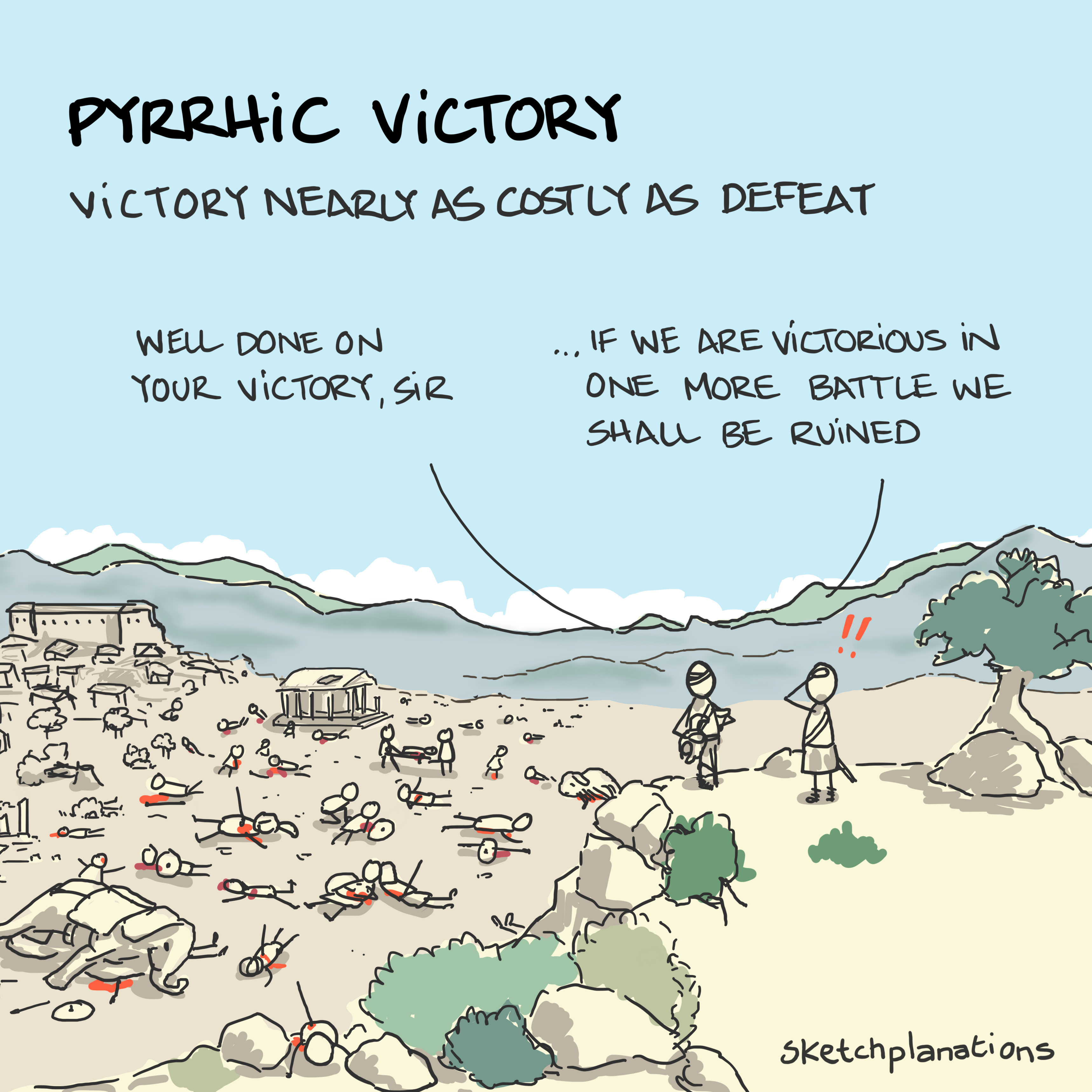 Pyrrhic Victory - Sketchplanations