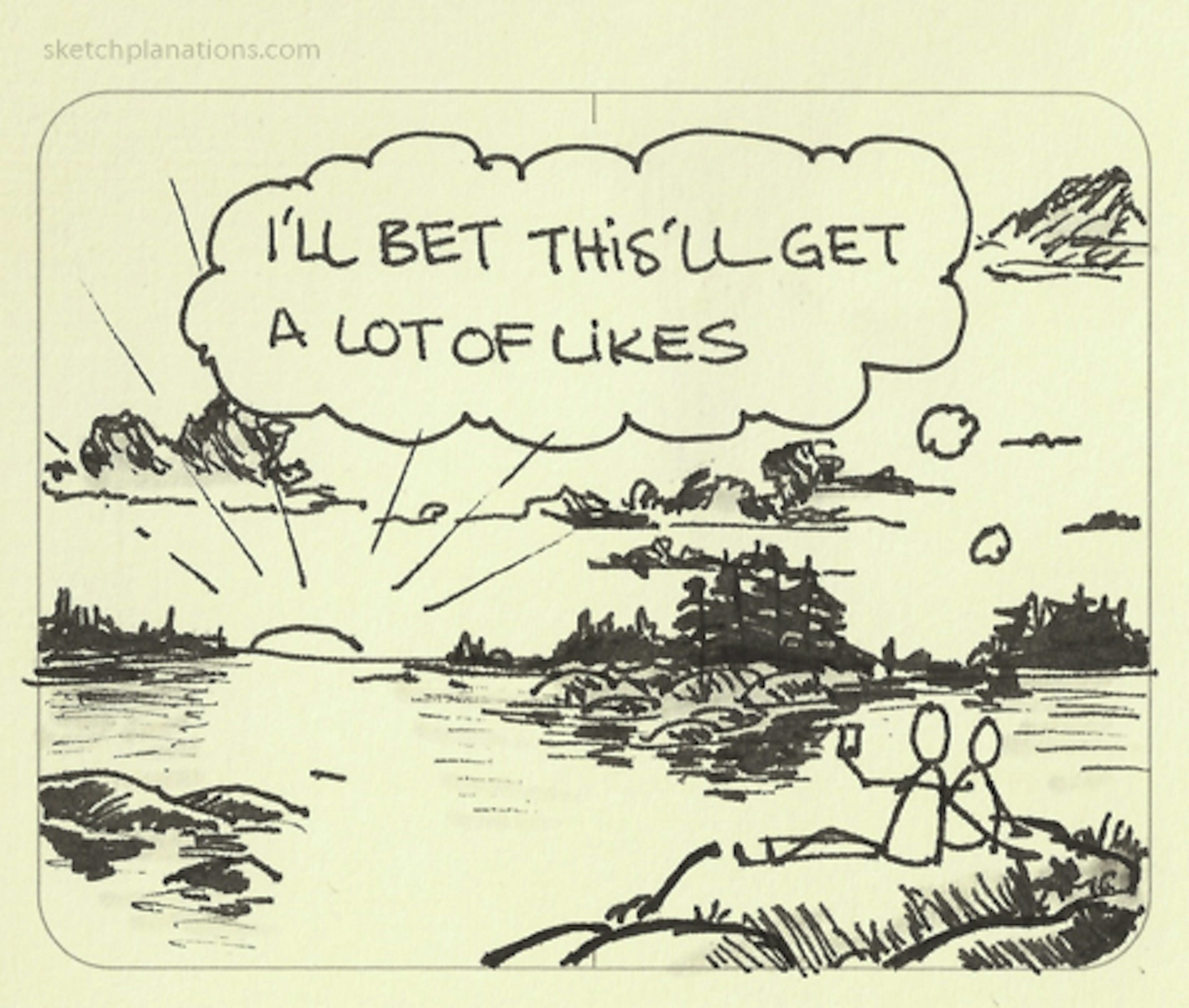 I bet this’ll get a lot of likes - Sketchplanations