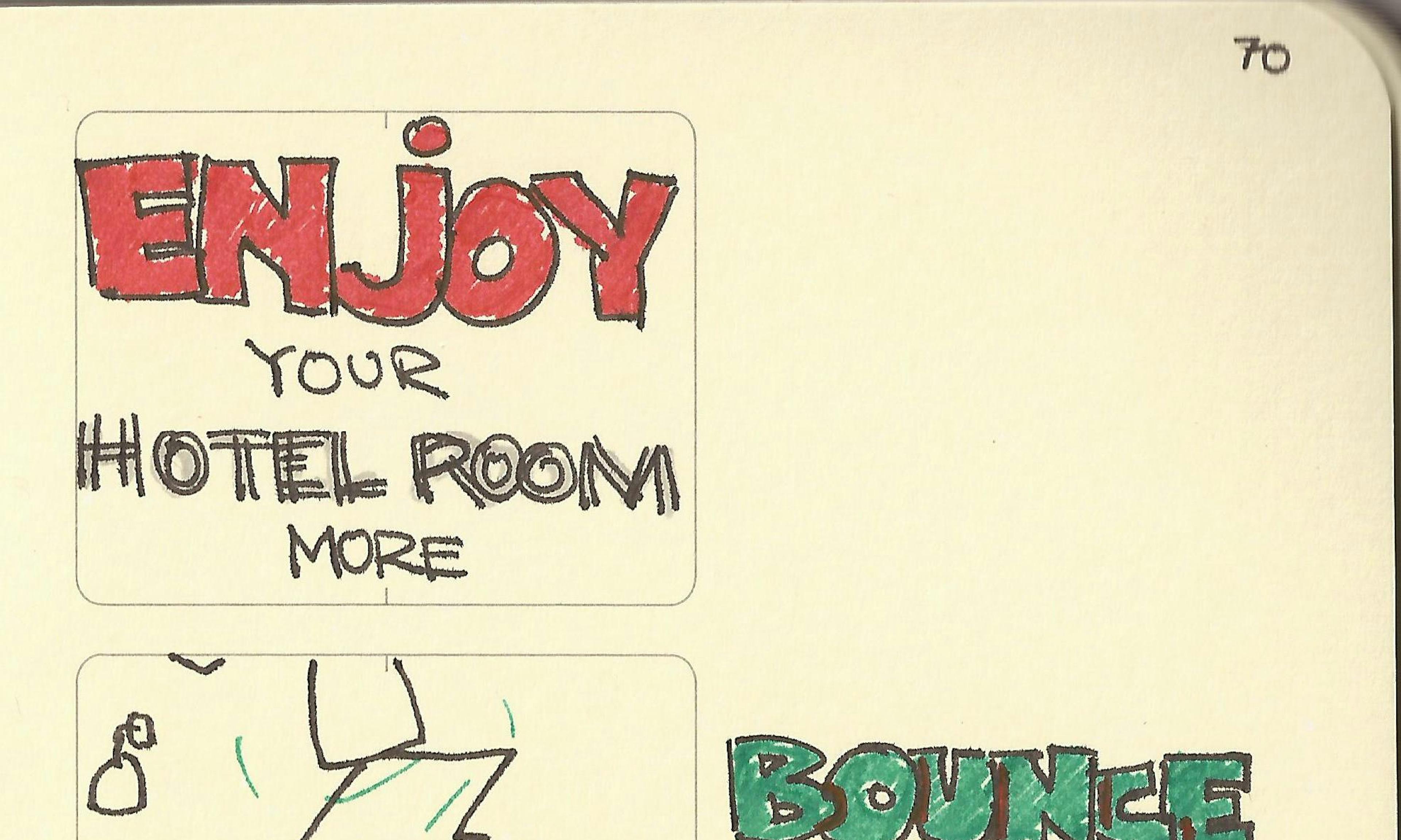 Enjoy your hotel room more: bounce on the bed, take a long bath, walk around naked