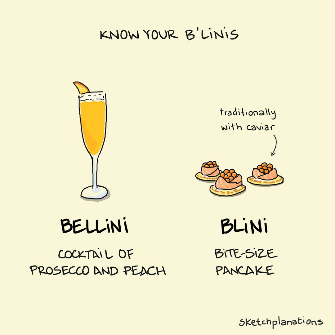 Bellini Blini Sketchplanations bellini-blini-sketchplanations