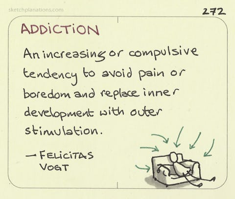 Addiction: an alternative definition - Sketchplanations