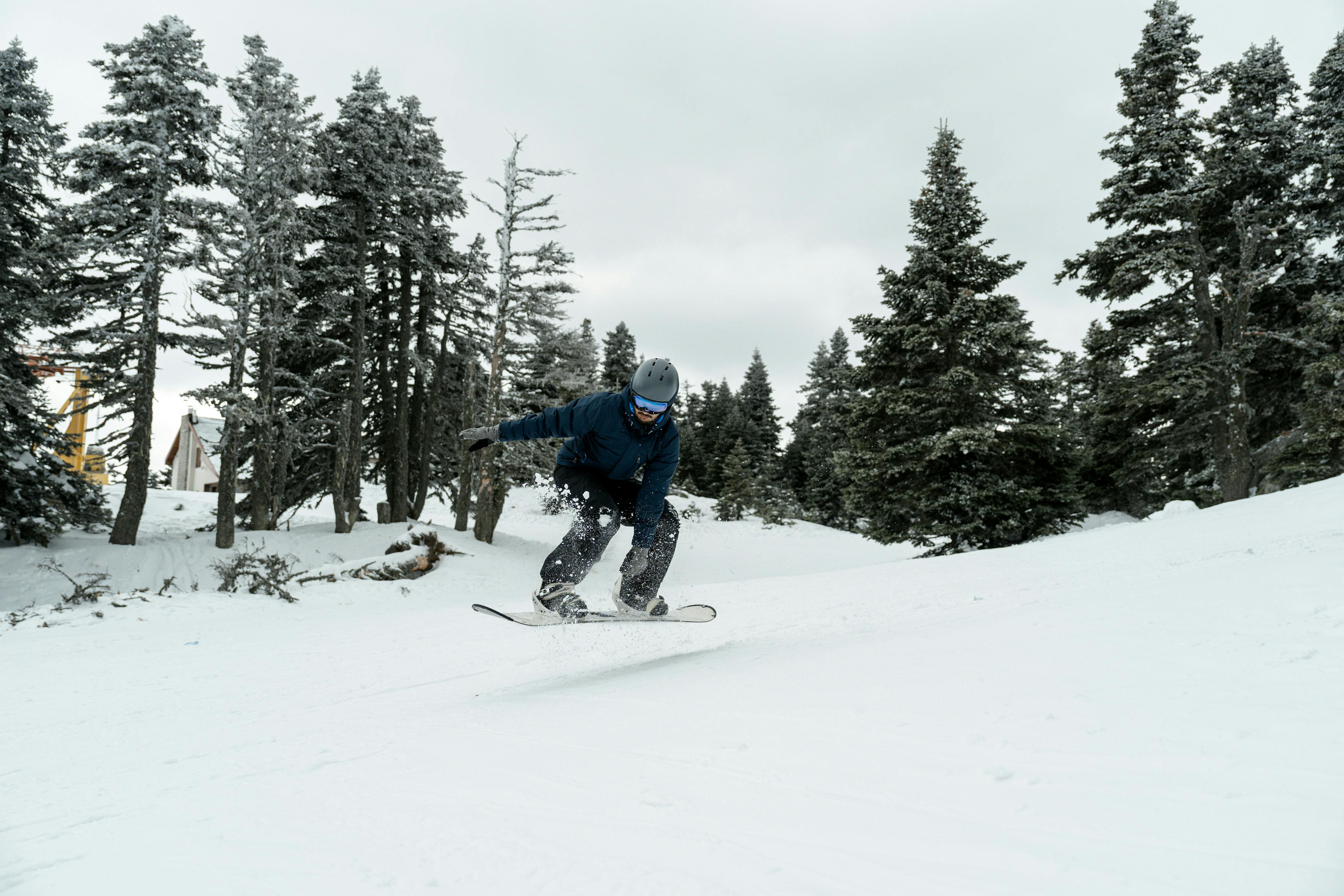 snowboarder getting some air at Copper Mountain Ski Resort