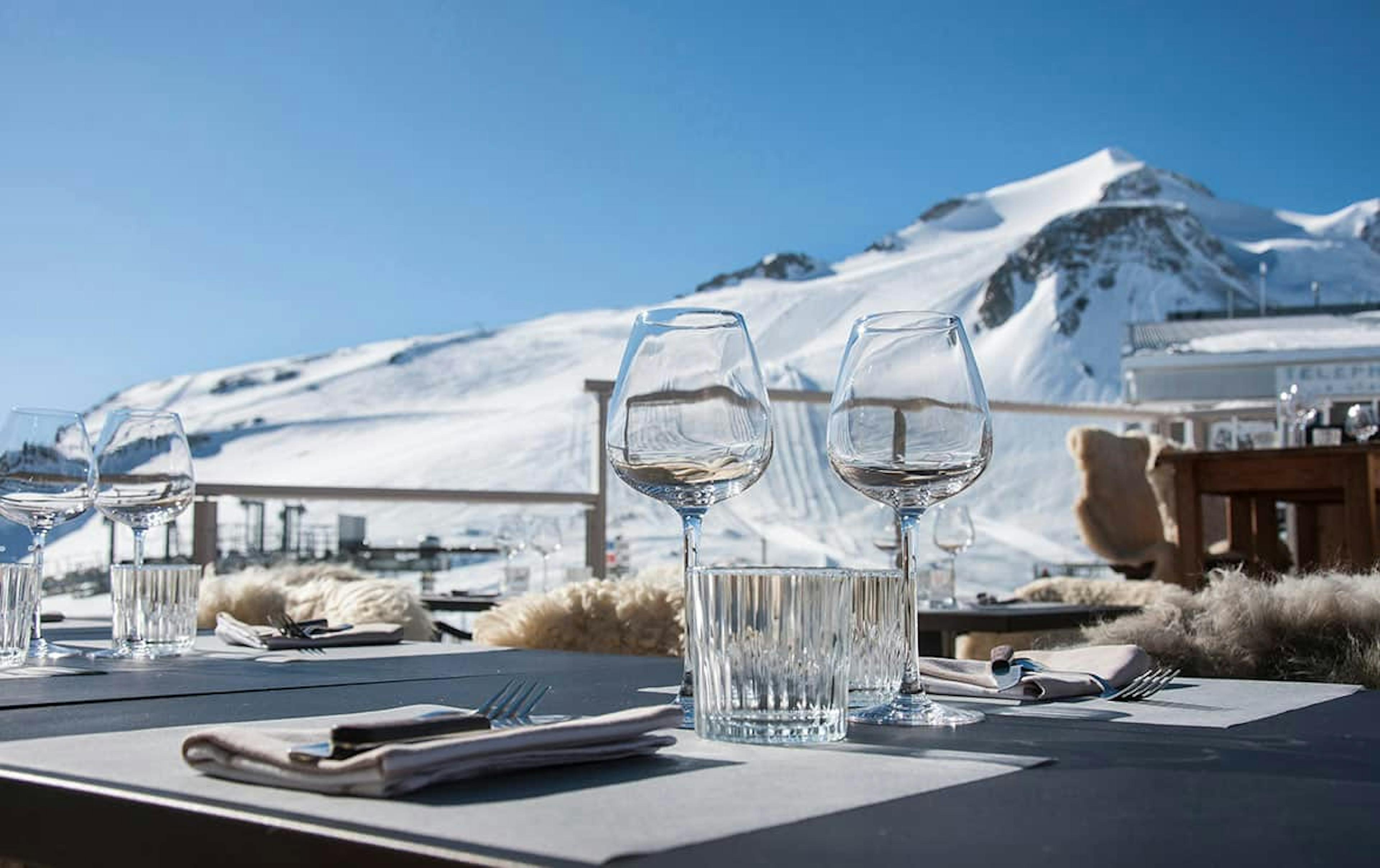 Le Panoramic restaurant in Tignes, France