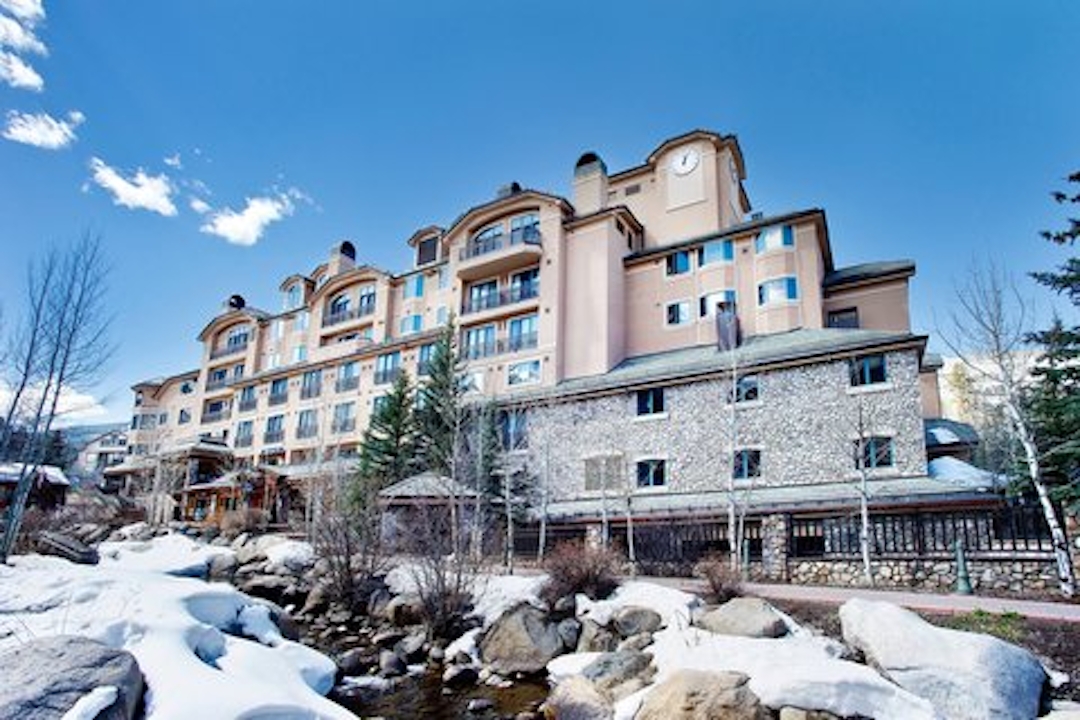 Overlook of the Beaver Creek Lodge in the winter