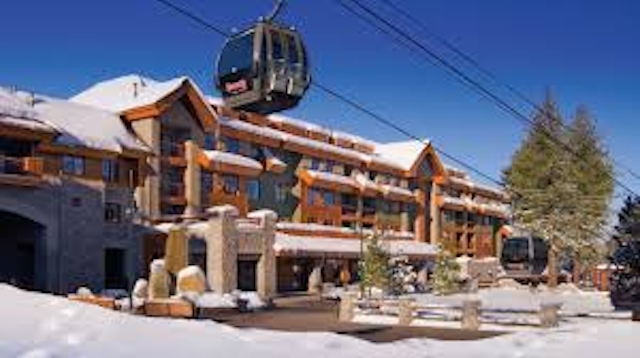 Overlook of the Marriott Grand Residence Club in the winter