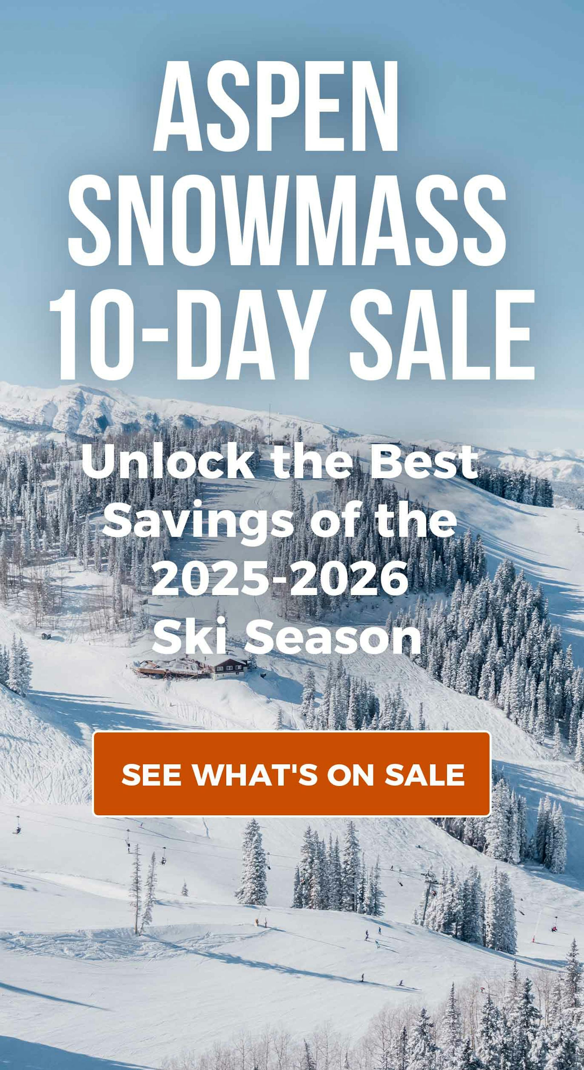 Aspen Snowmass 10-day sale