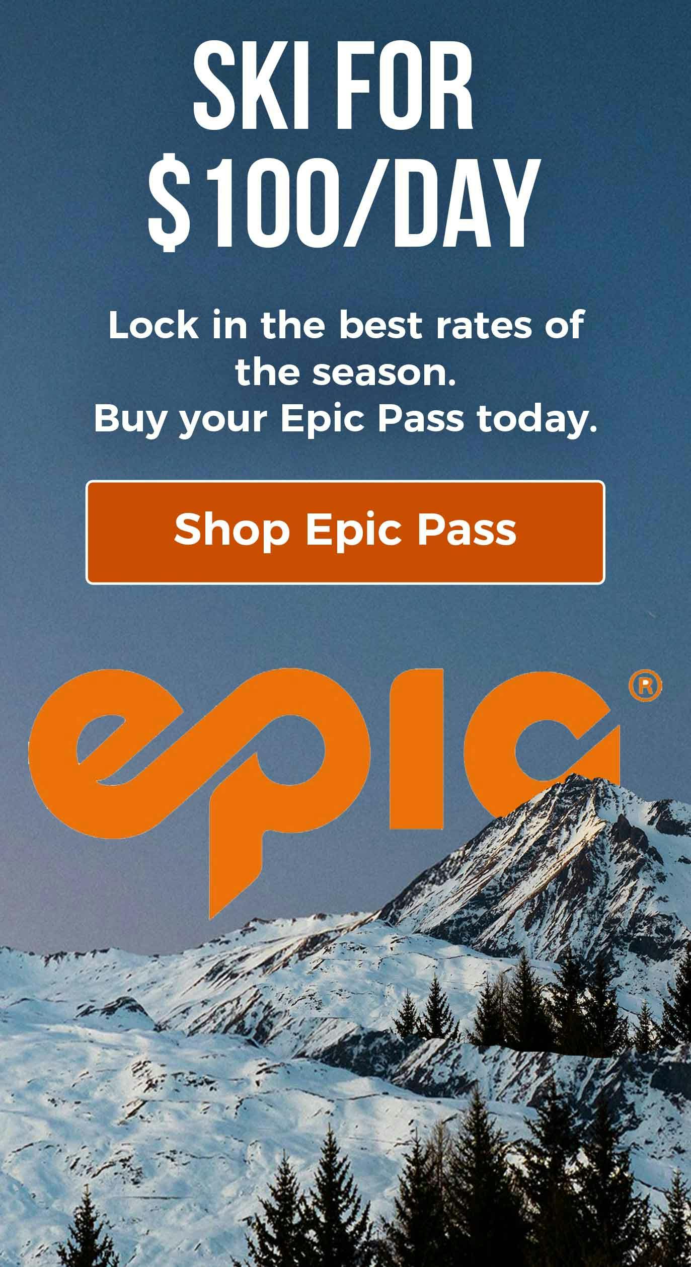 Epic Pass promotion
