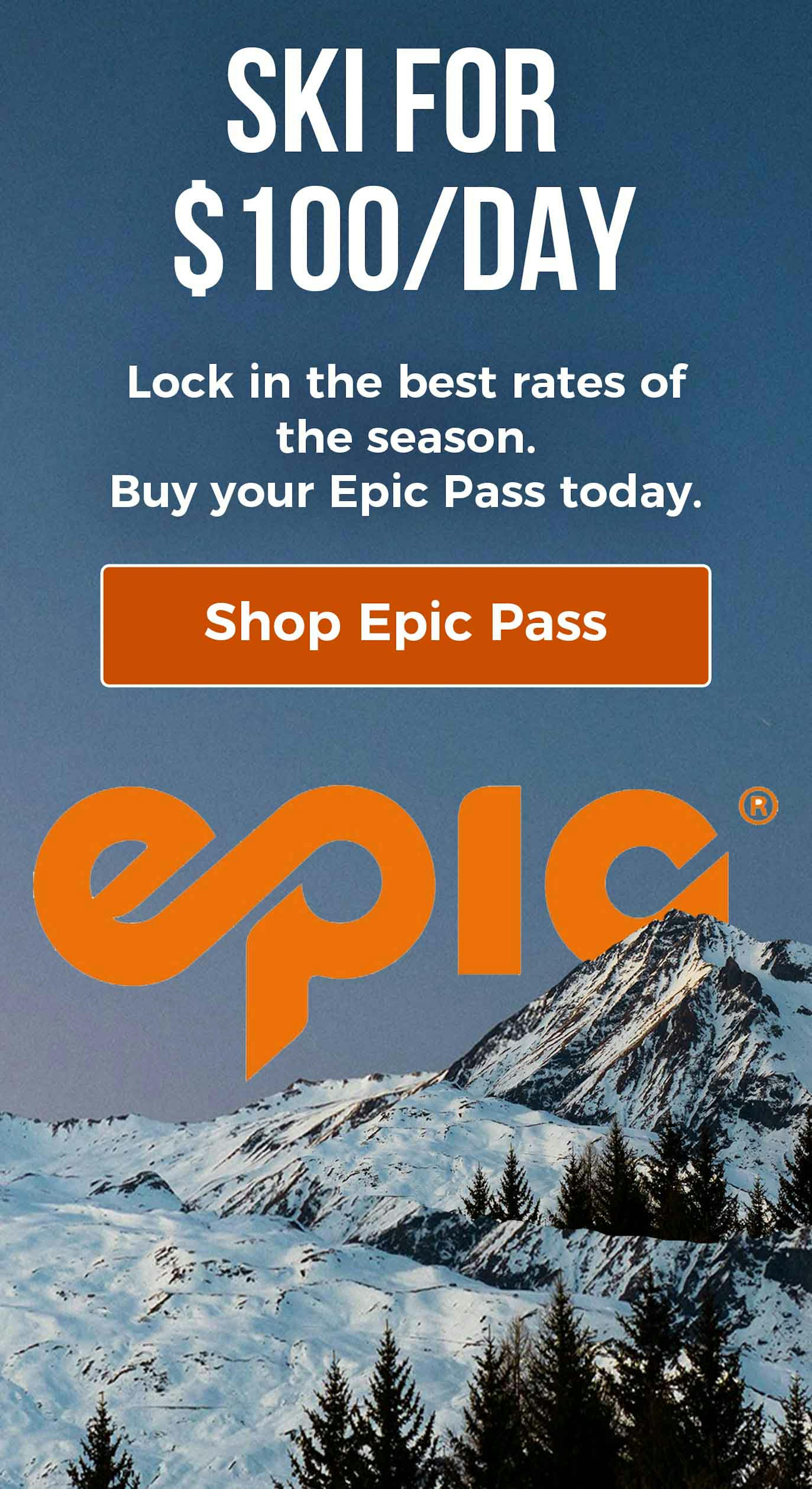 Epic Pass promotion