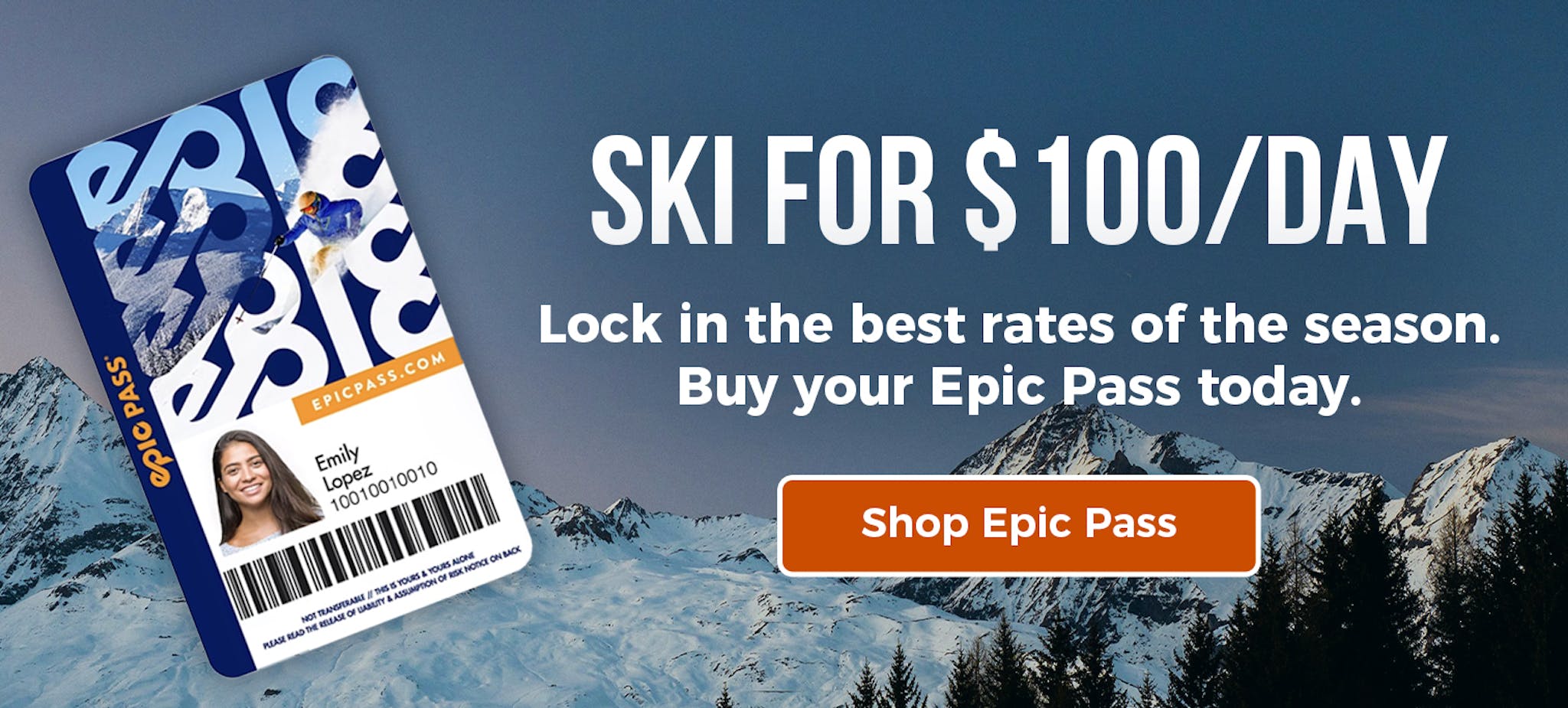 Epic Pass promotion