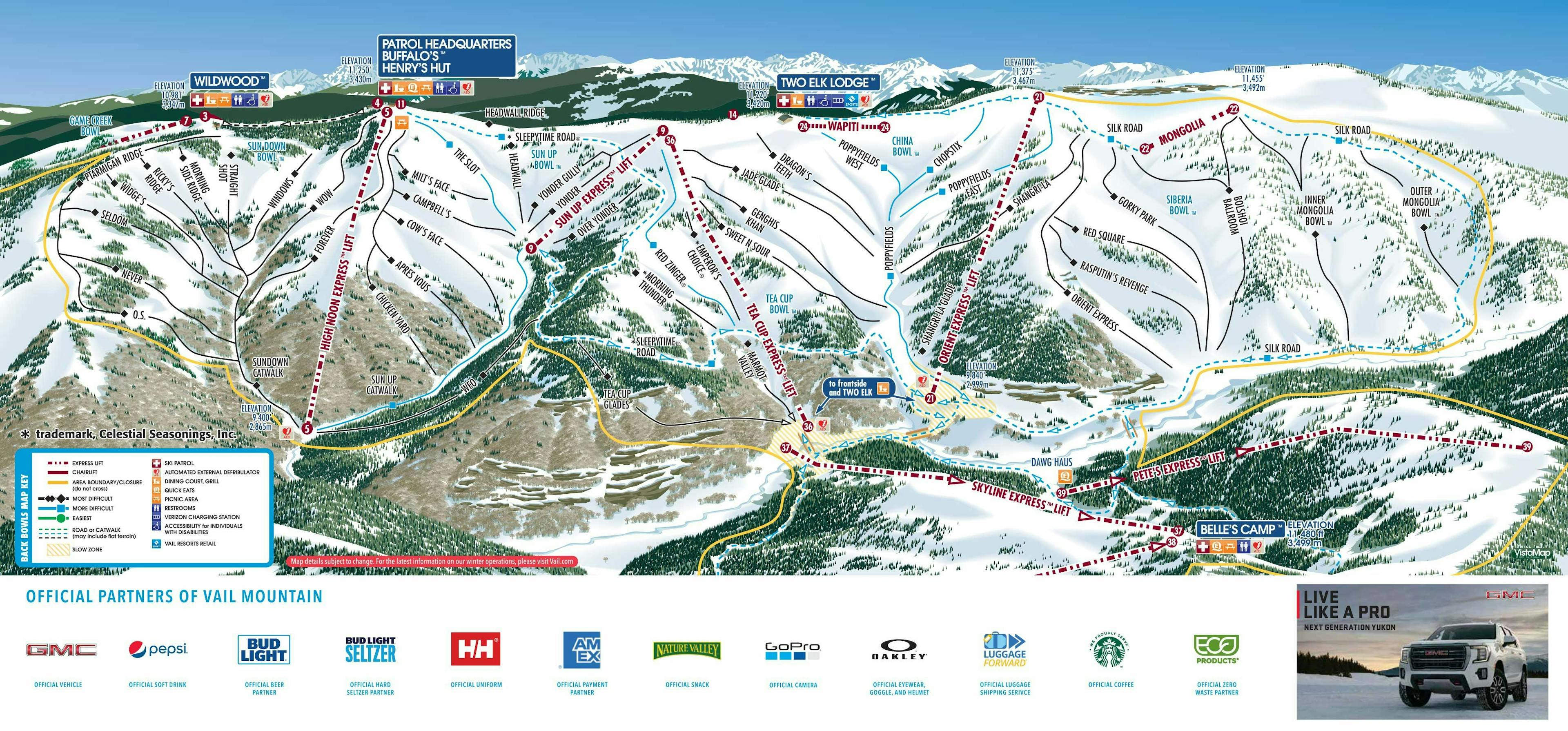 backside of vail trail map