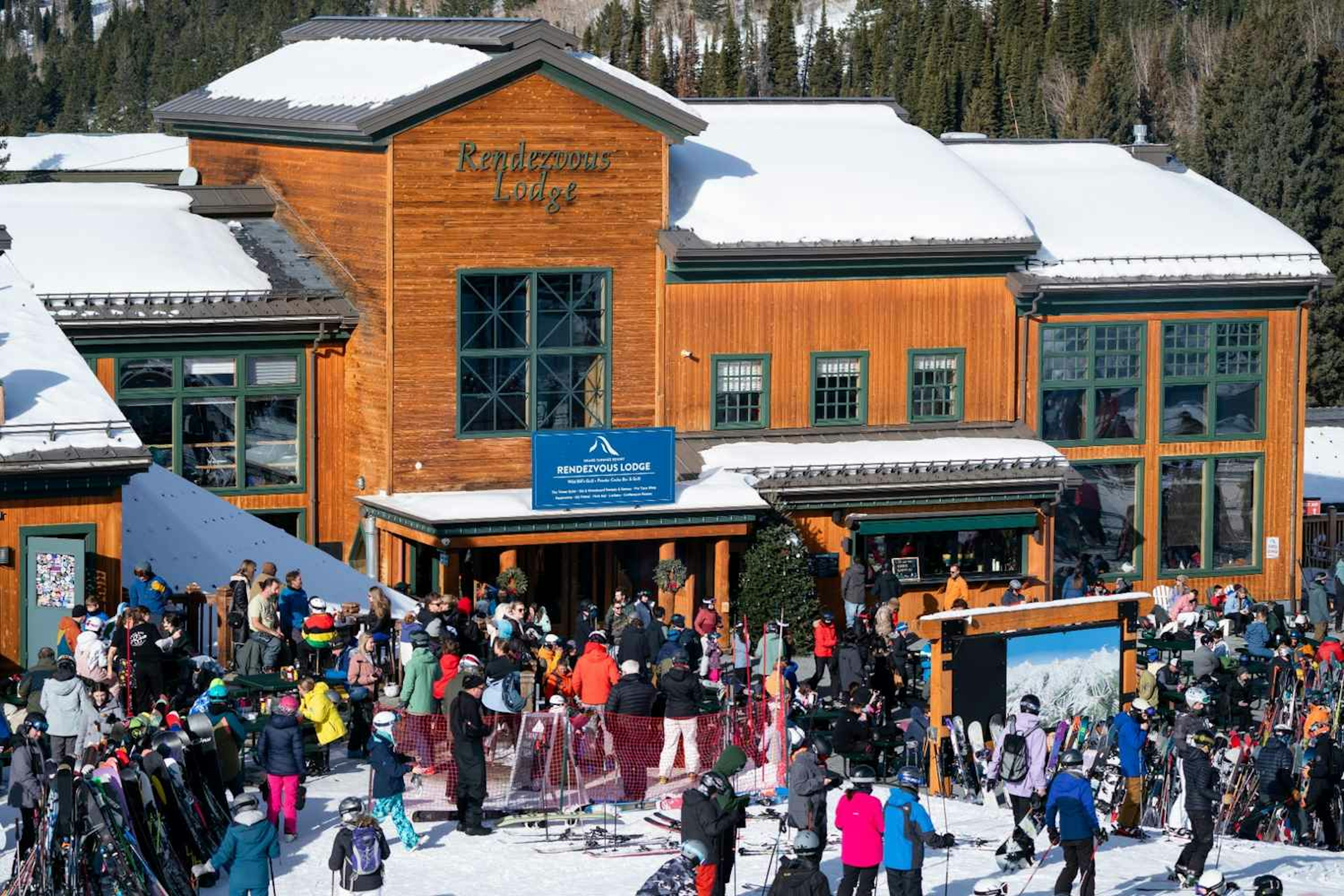 Rendezvous Lodge at Grand Targhee Resort.