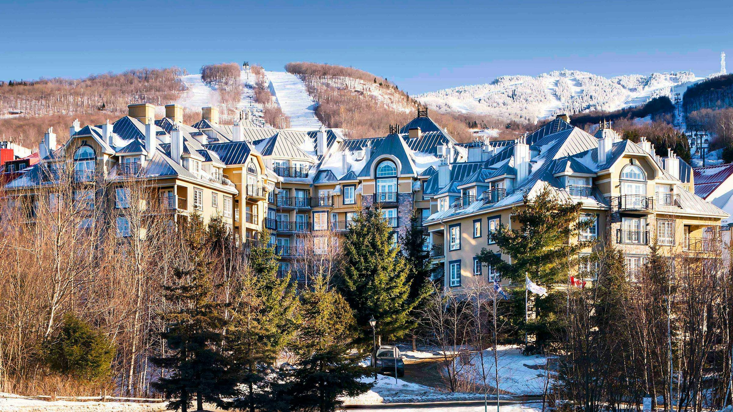 Mountain village in Tremblant.