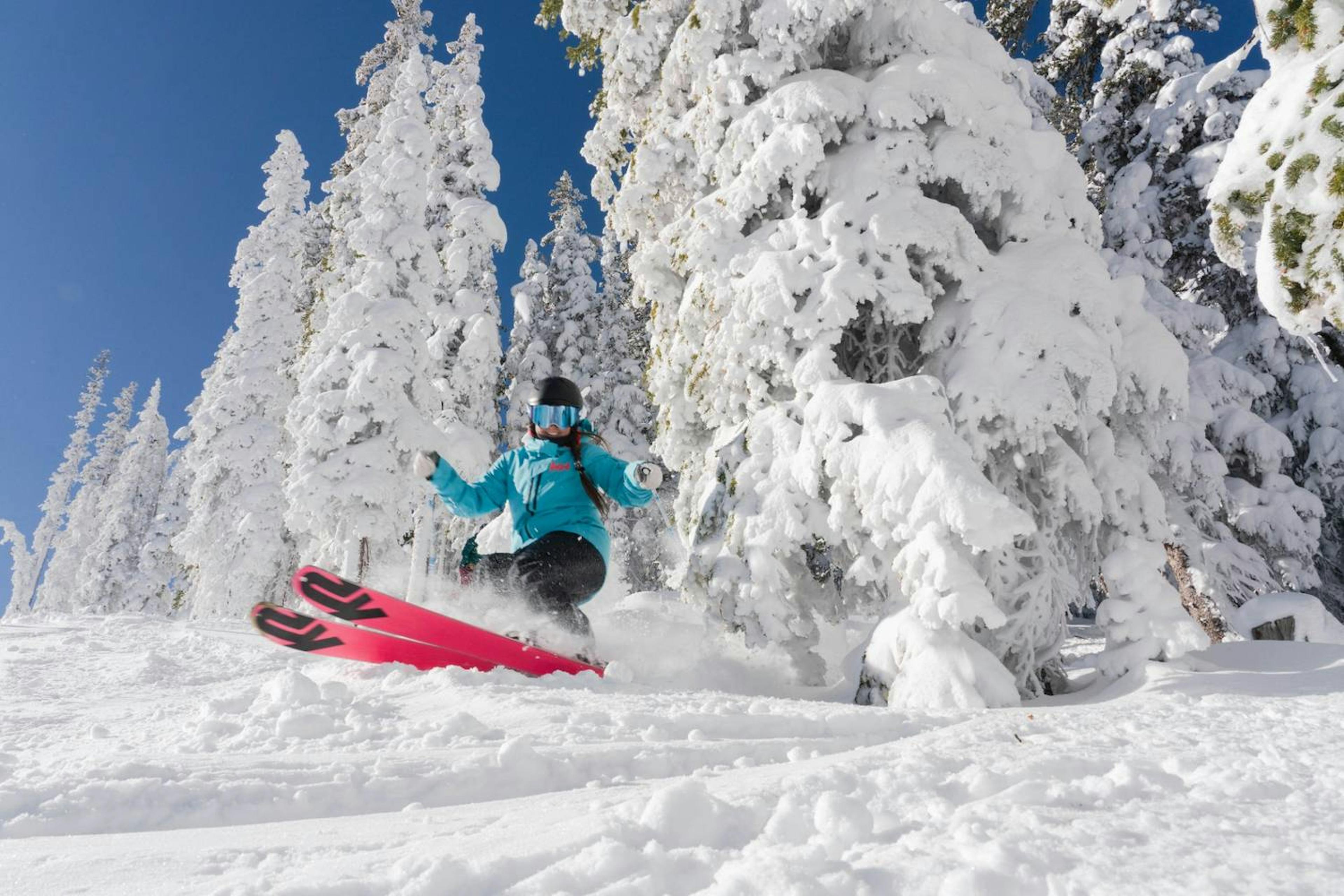 Skier on the North Peak at Keystone Resort