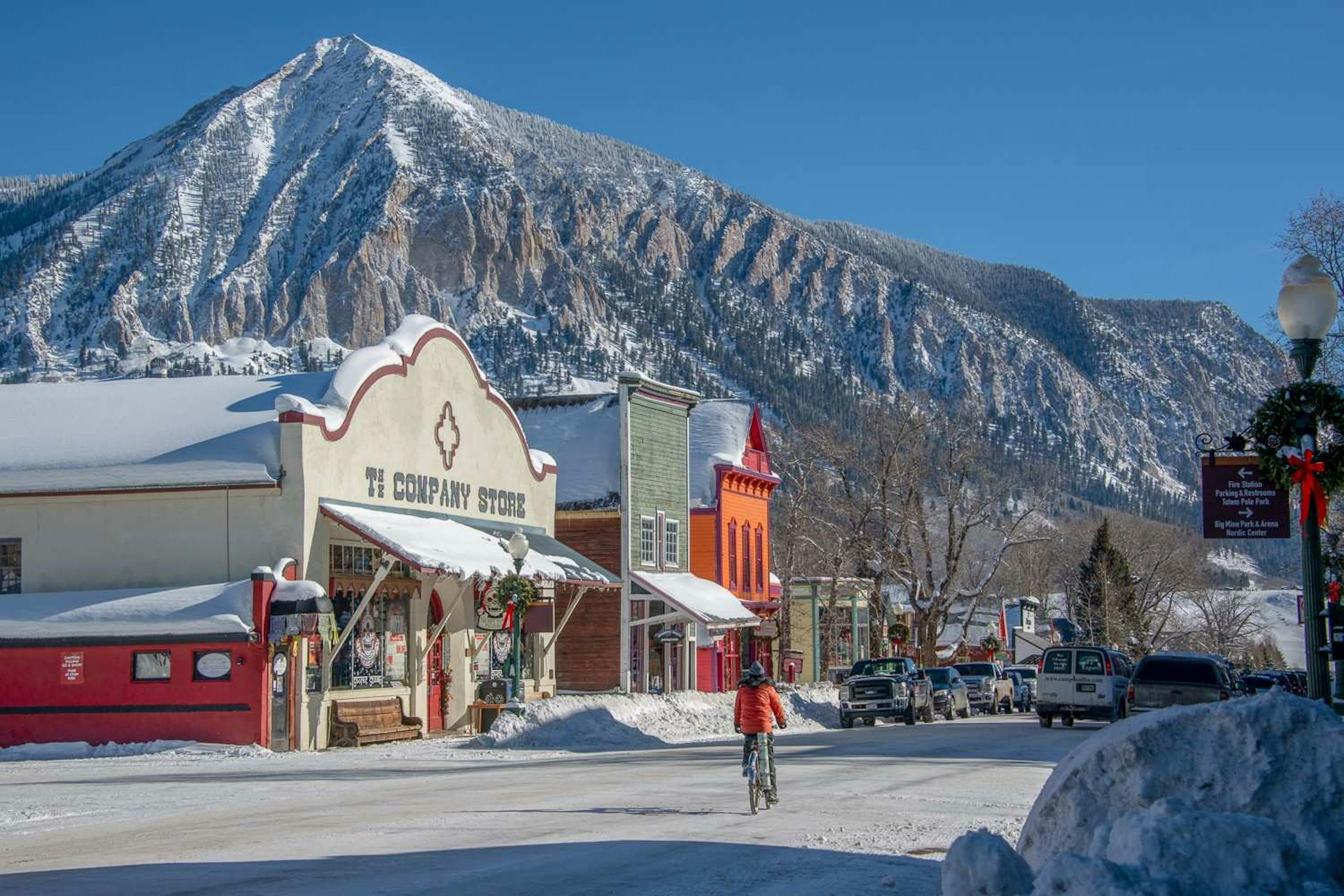 exterior shot of the Town of Crested Butte