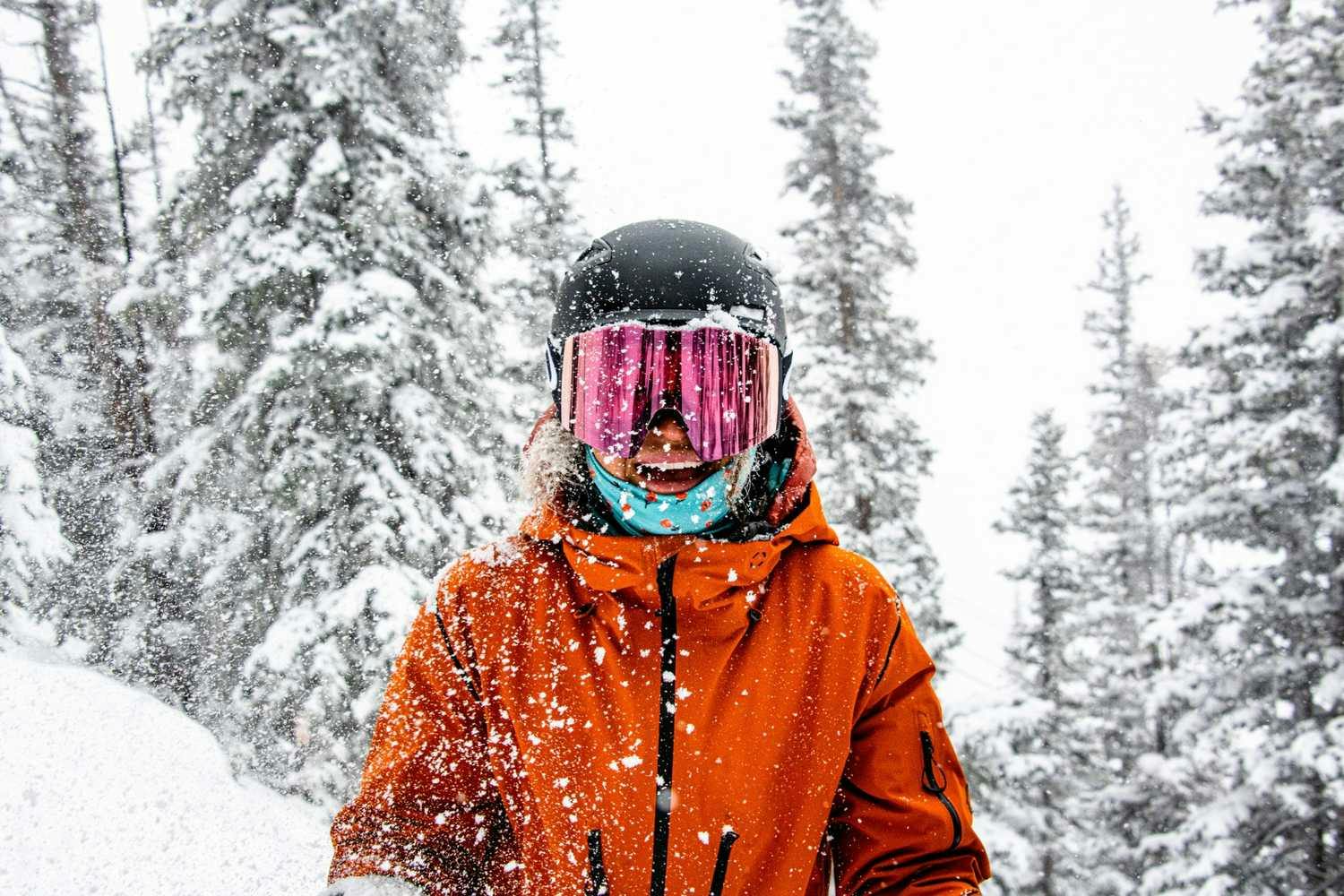 Glorious snowfall skiing in Crested Butte
